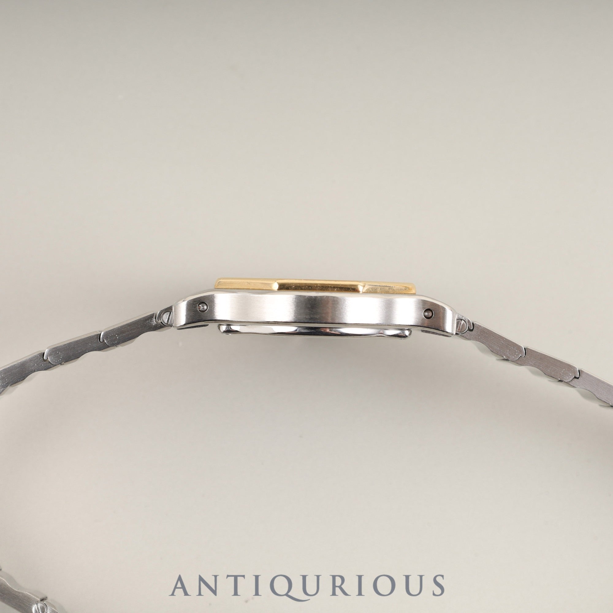 カルティエ サントス オクタゴン SM W2001683 / 187903 クォーツ Cal.87 SS/YG SS/YG アイボリーローマン文字盤 冊子 保証書 オーバーホール済み