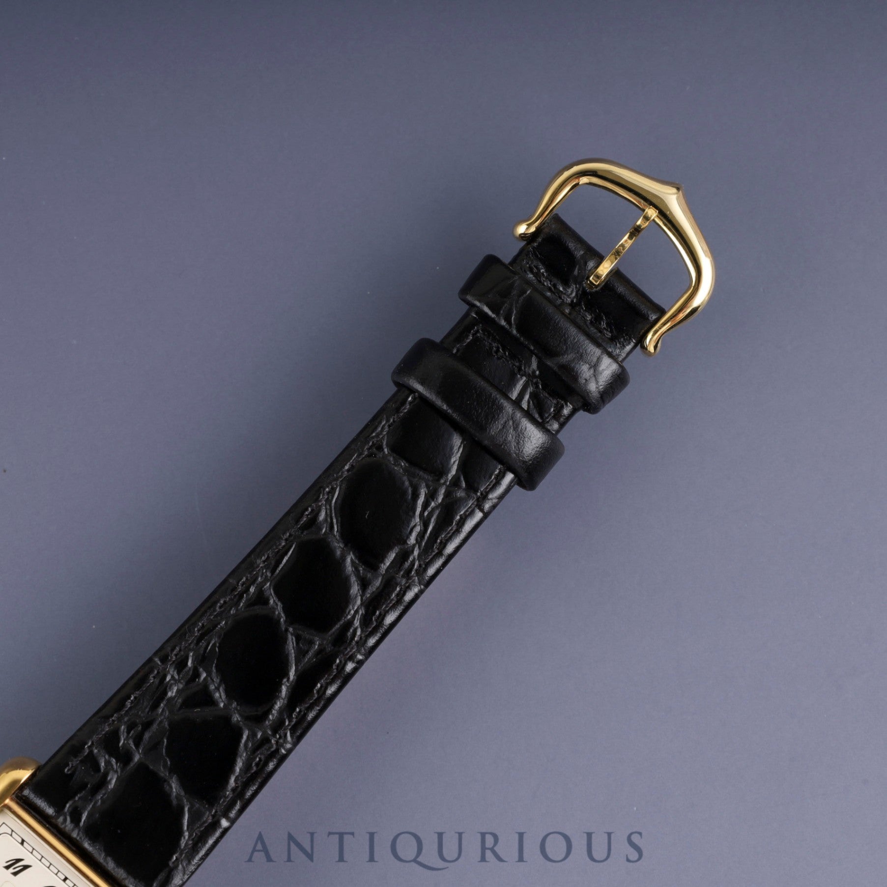 カルティエ マストタンク LM 590005 クォーツ SV925 革 純正尾錠(GP)アラビア文字盤 カルティエブティックにてコンプリートサービス済み