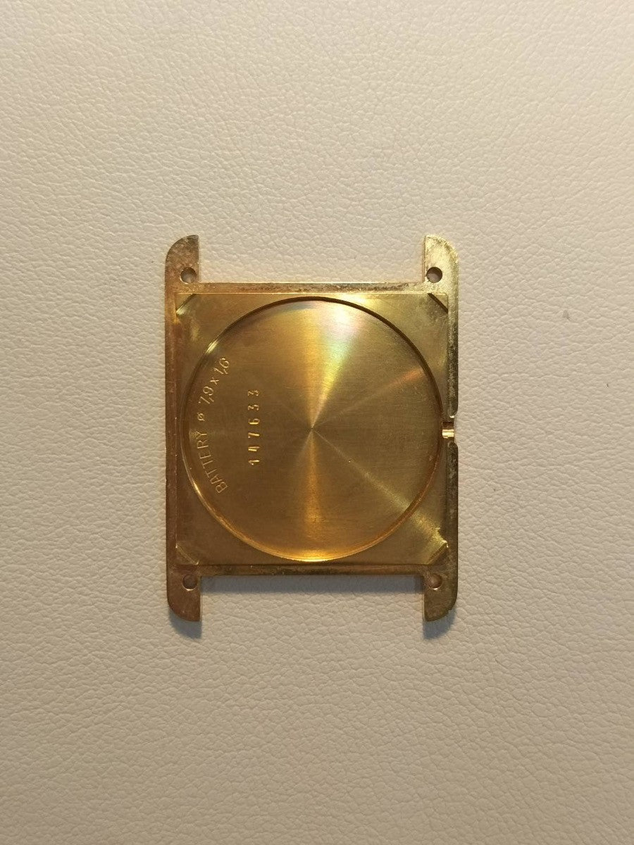 カルティエ マストタンク LM W1002753 / 590005 クォーツ Cal.90 SV925 革 純正尾錠(GP)アイボリーローマン文字盤(SWISS表記) オーバーホール済み