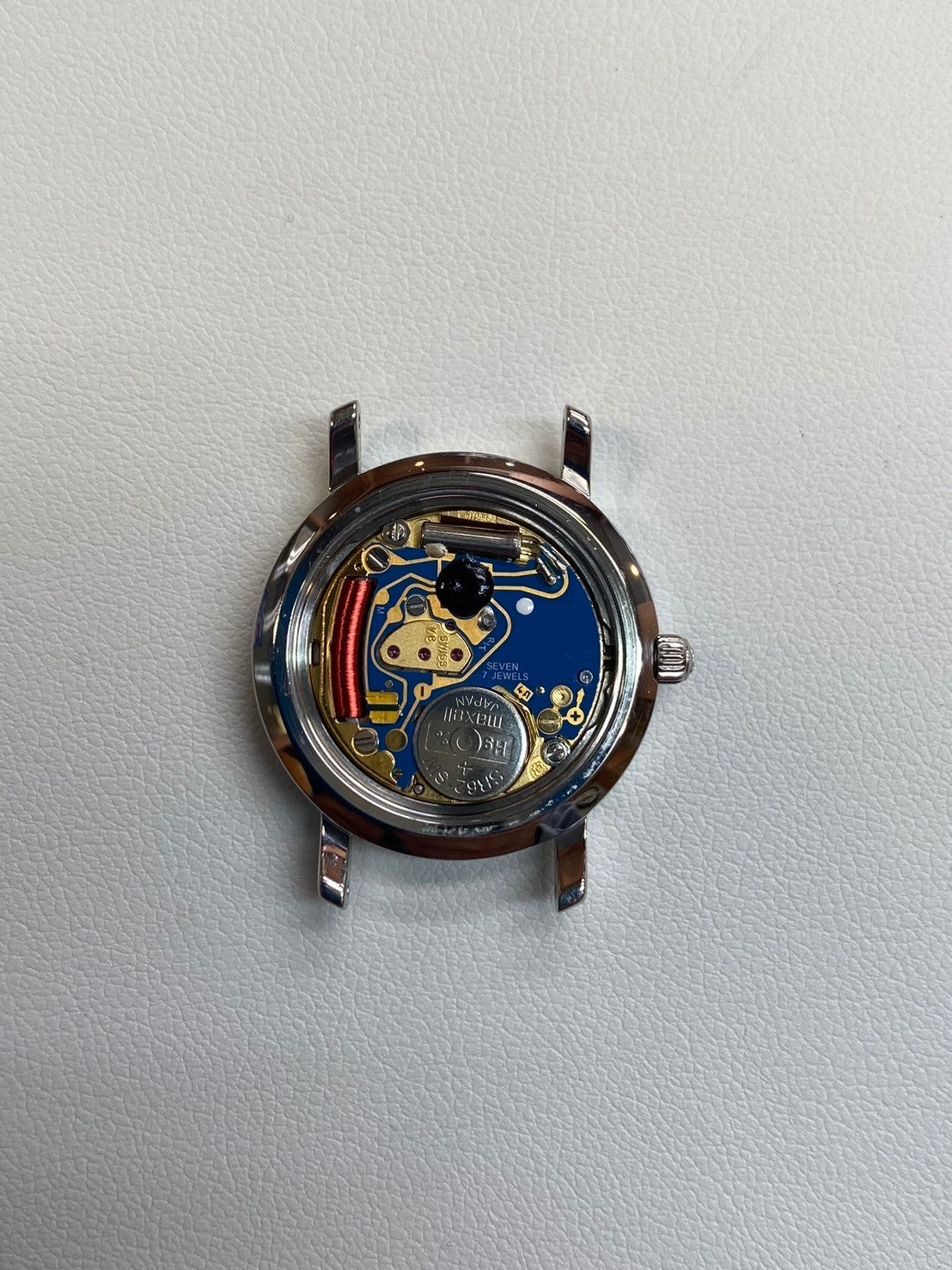 Hermes Clipper CL4.210 Quartz SS SS Blue Shell Dial Box Warranty (2004) Overhauled