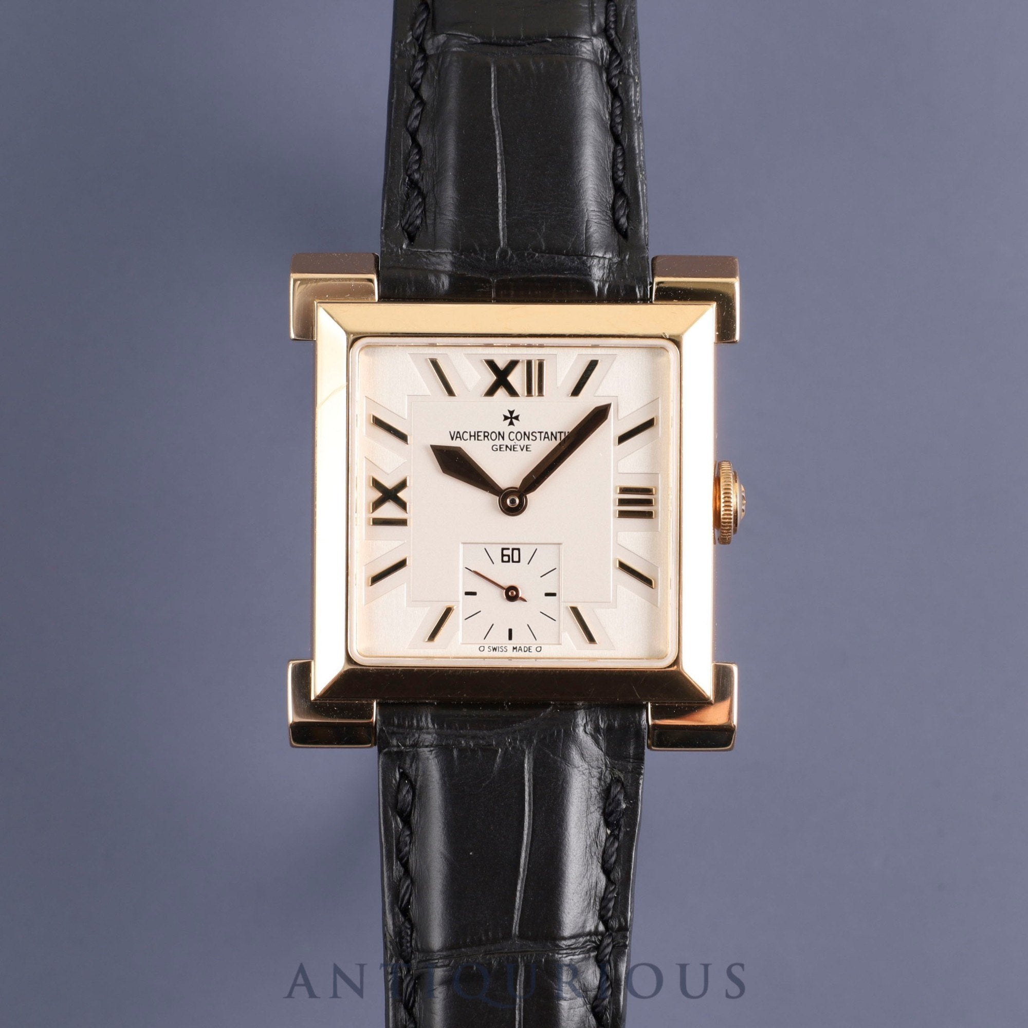 Vacheron Constantin Cale Historiques 91030 / 000R Manual winding Cal.1017 750PG Genuine leather strap Genuine buckle (750PG) Ivory dial 31 x 35mm Box, case, warranty card (2003) Limited to 600 pieces Overhauled