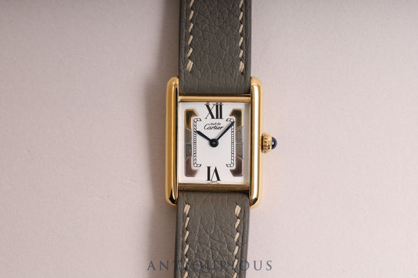 Cartier Must Tank SM QZ Trinity Dial 5057001 with box, new finish
