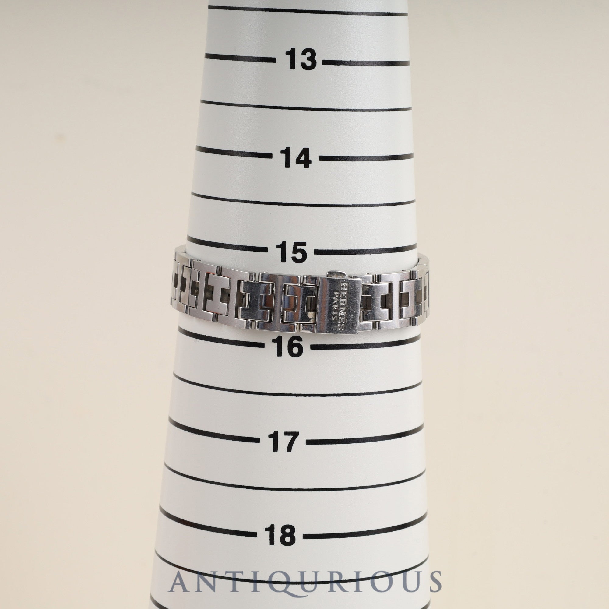 エルメス クロアジュール CR2.210 クォーツ Cal.976.001 SS SS ホワイトシェル文字盤 箱 冊子 保証書 タグ オーバーホール済み