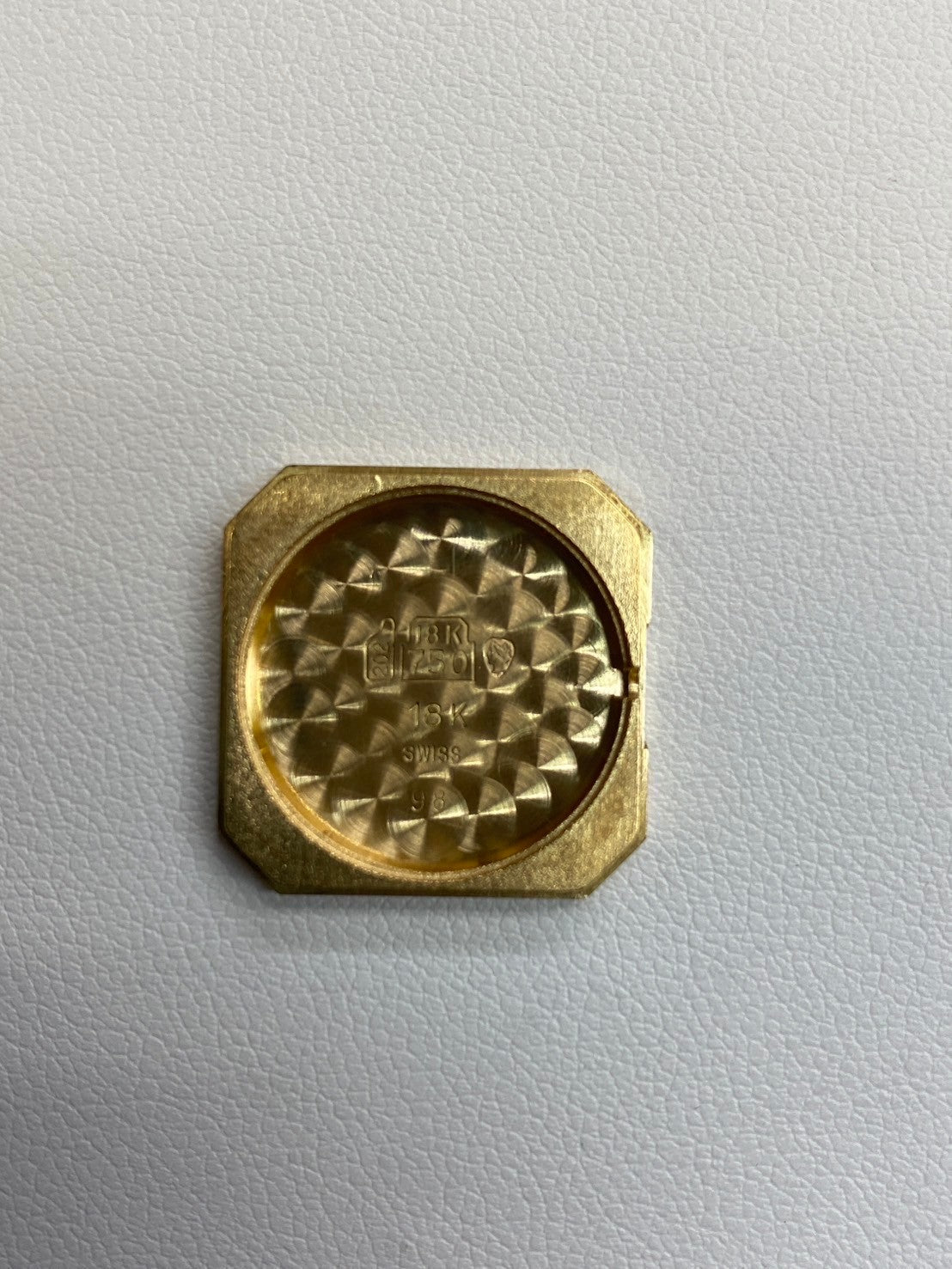 カルティエ サンチュール SM 78100 手巻き Cal.78-1 YG 革 純正尾錠(750YG)ホワイトローマン文字盤 オーバーホール済み