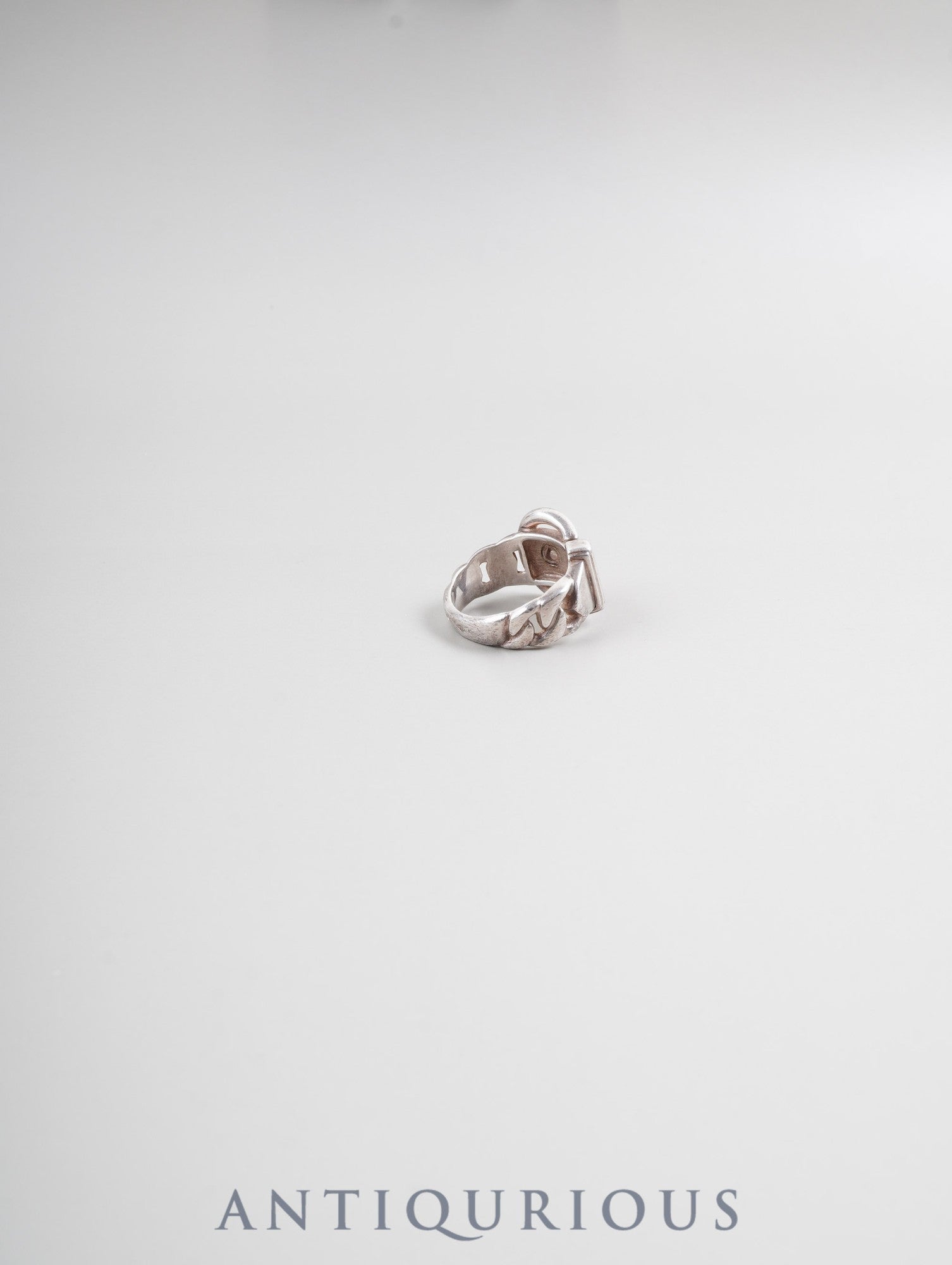 エルメス リング ブックルセリエ スターリングシルバー 約11号