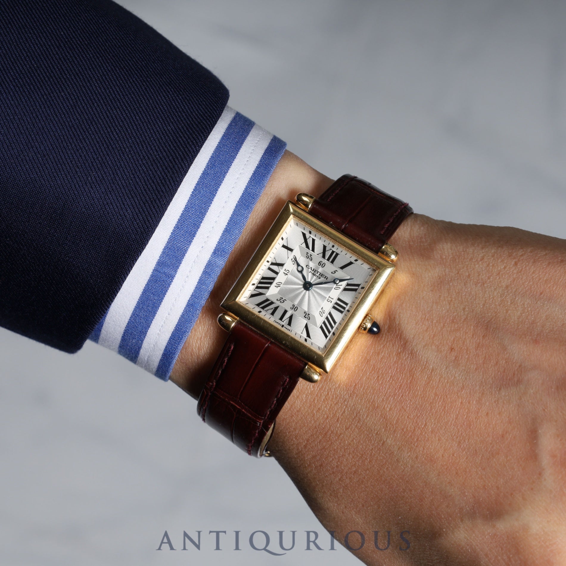 Cartier Tank Obu LM W1527551 2380 Box Warranty Card
