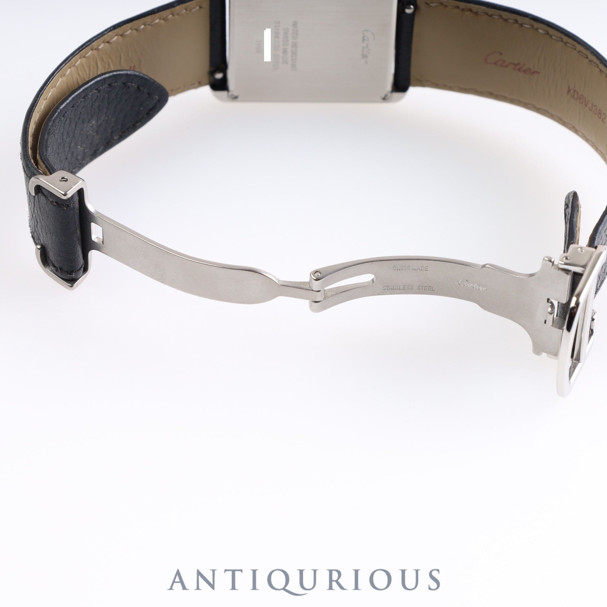 Cartier Tank Solo LM Quartz WSTA0028 / 3169 SS Leather Silver Dial Box Warranty (2019)
