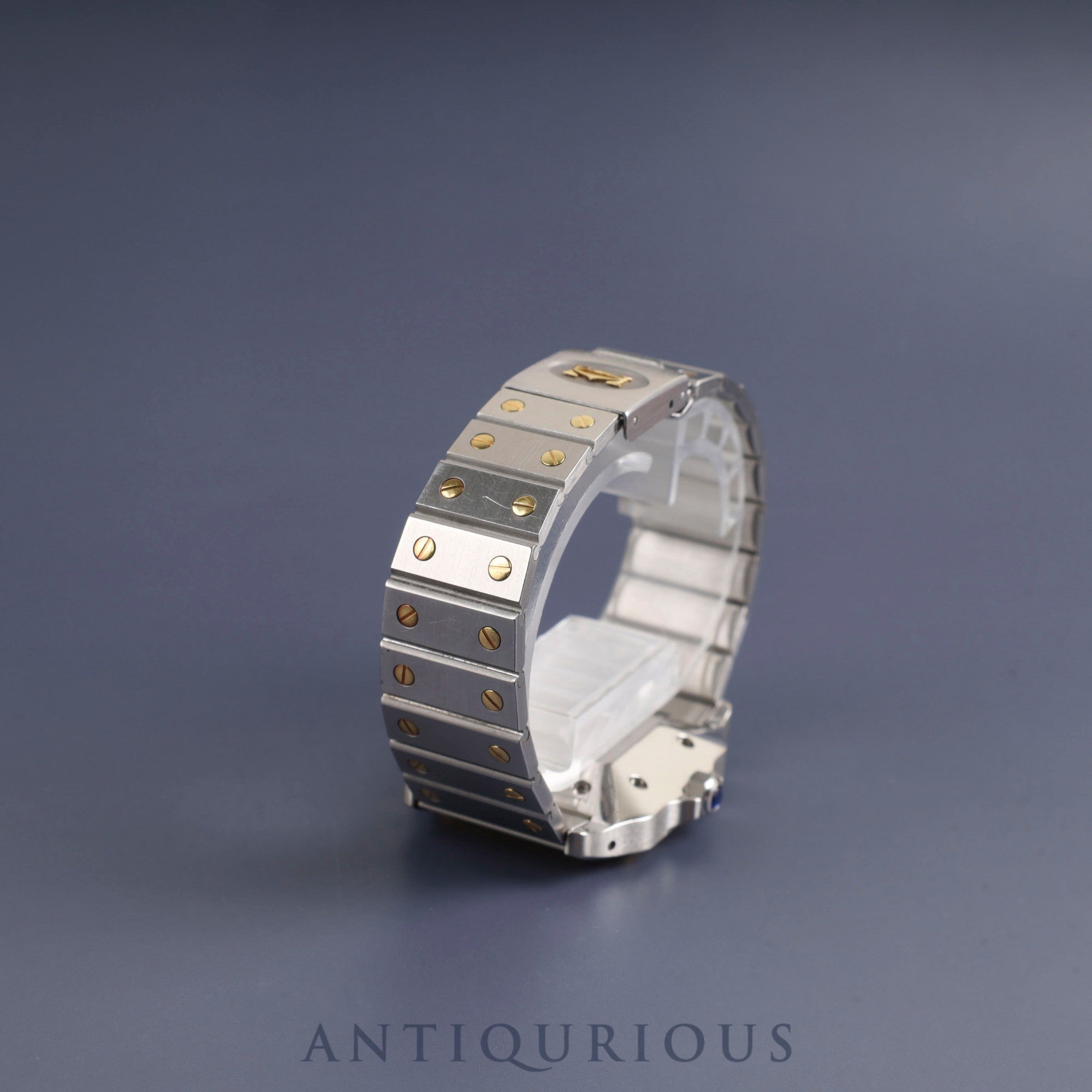 Cartier Santos Galbee LM AC23.80GR OR0.750GR 4.05GR/2961 Automatic Cal.2671 Stainless Steel/Yellow Gold White Roman Dial Overhauled