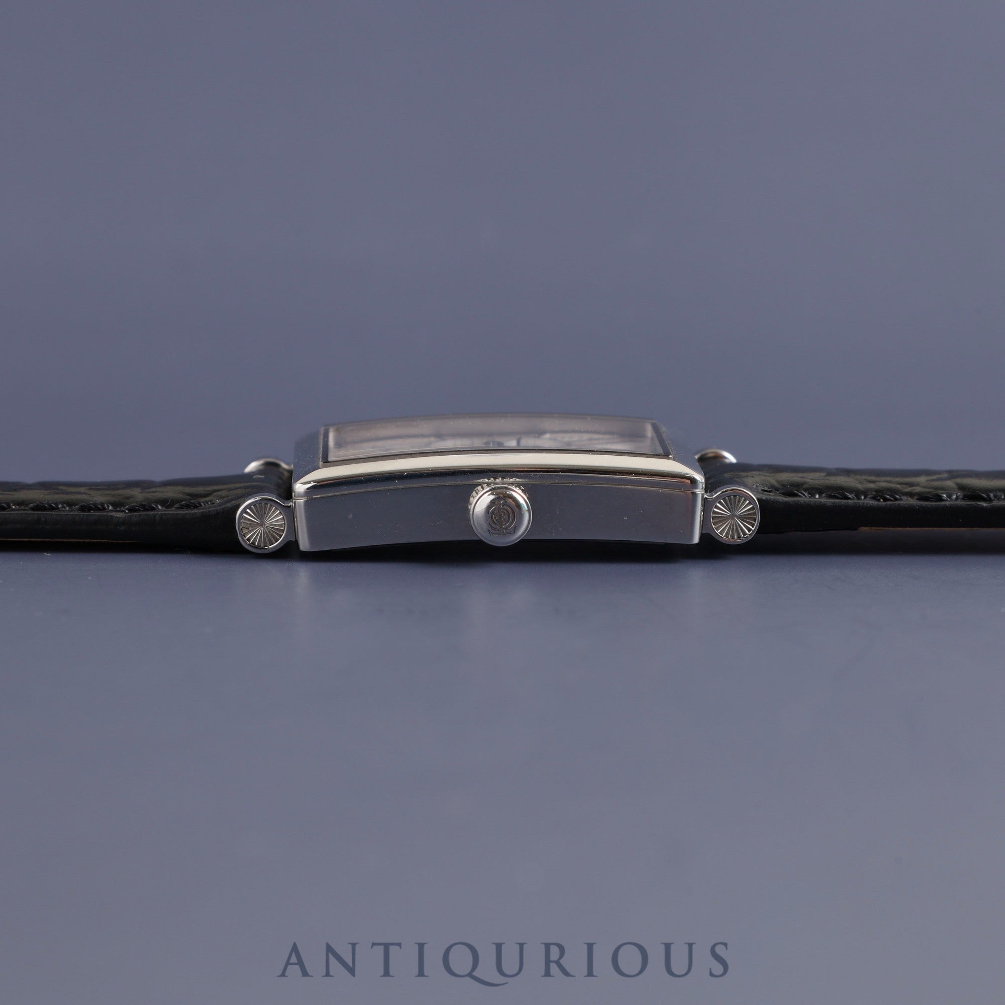 ティファニー ギャラリー Z3000.10.10A21A68A クォーツ Cal.976.001 SS 革 純正バックル(SS)シルバー文字盤 箱 保証書(2013年)オーバーホール済み