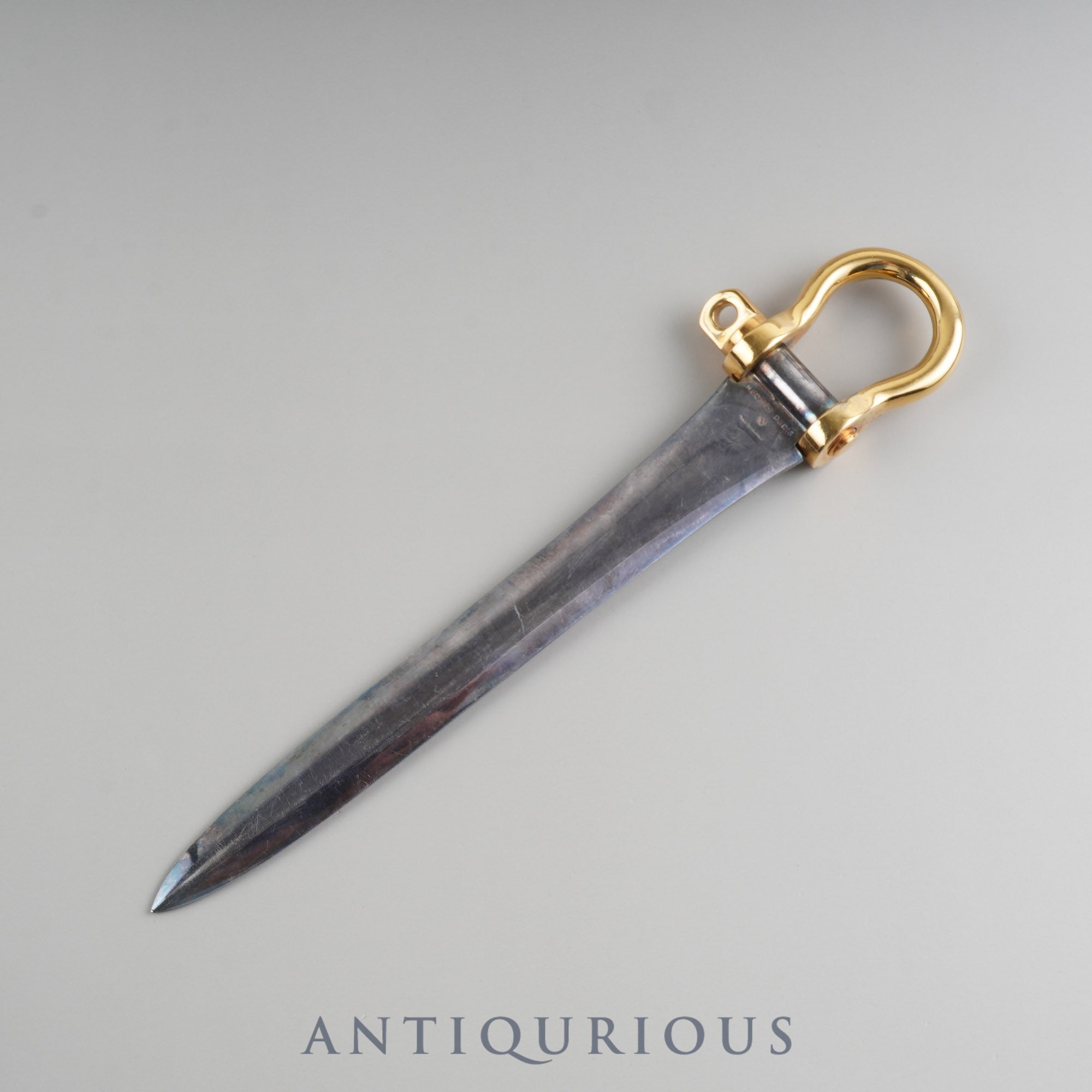 エルメス ペーパーナイフ メタル シルバー×ゴールド