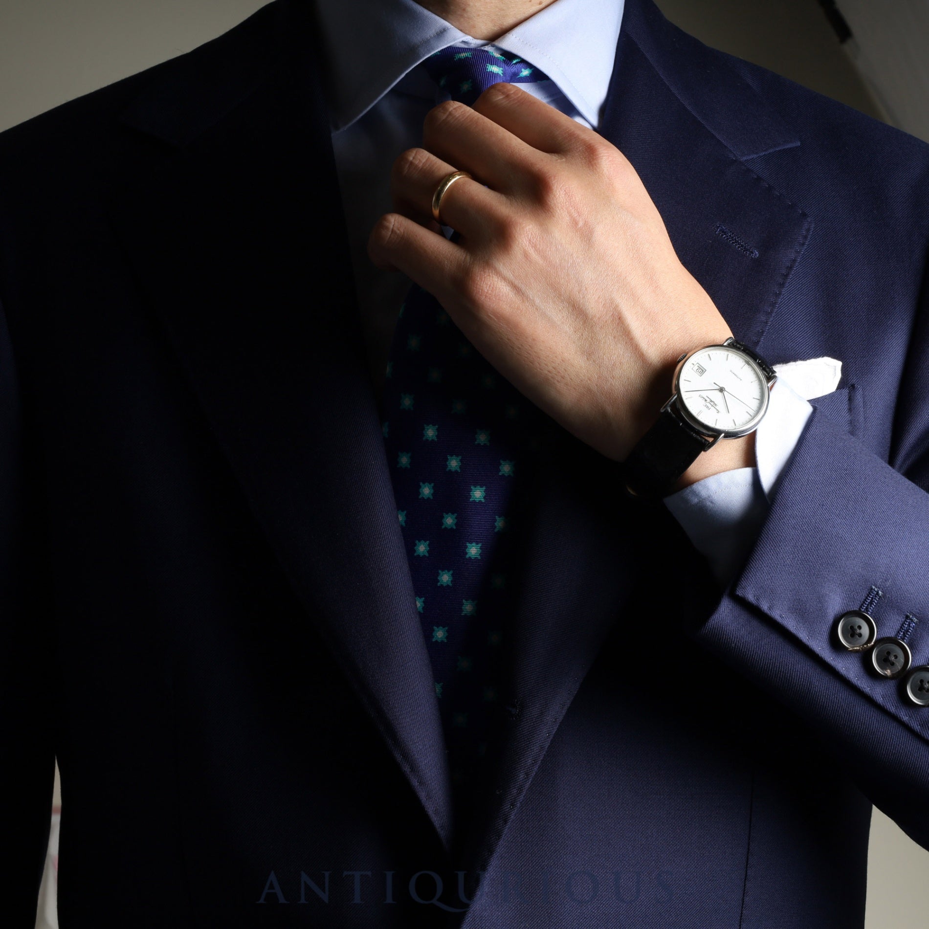 IWC アイダブリュシー ポートフィノ IW351320 自動巻き Cal.37521 SS 革 純正尾錠(SS) ホワイト文字盤 34mm オーバーホール済み