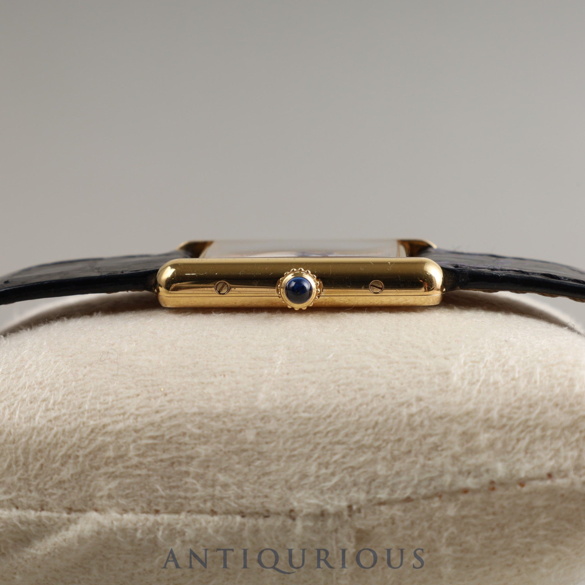 Cartier Must Tank LM QZ W1006254 / 590005 SV925 Genuine belt Genuine buckle (GP) Trinity dial Overhaul