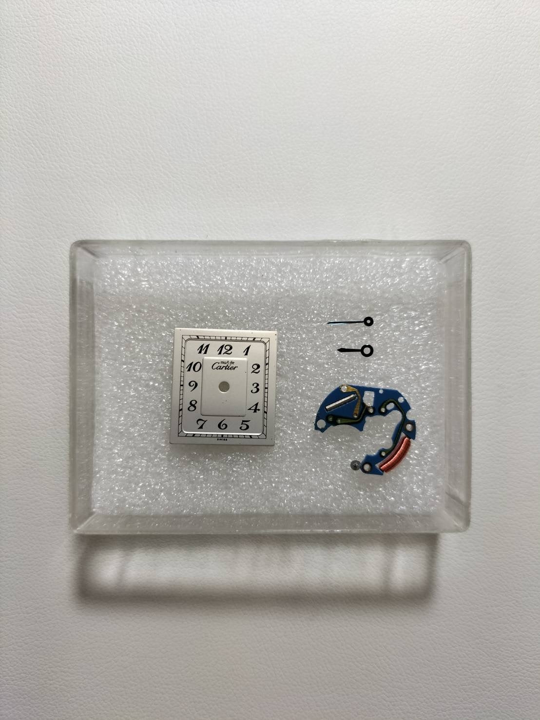 カルティエ マストタンク SM W1002954/5057001 クォーツ Cal.057 SV925 革 純正Dバックル(GP)アラビア文字盤(SWISS表記)オーバーホール済み 新品仕上げ済み