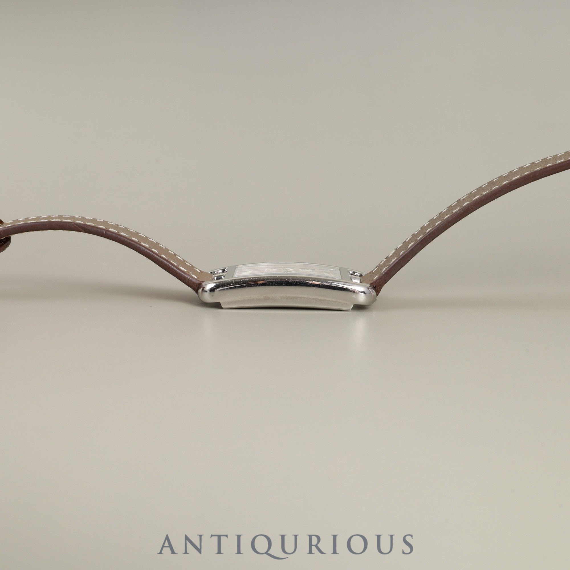 エルメス ナンタケットNA2.210 クォーツ Cal.280.002 SS 純正革ベルト(□R刻印:2014年) 純正尾錠(SS)シルバー文字盤 オーバーホール済み