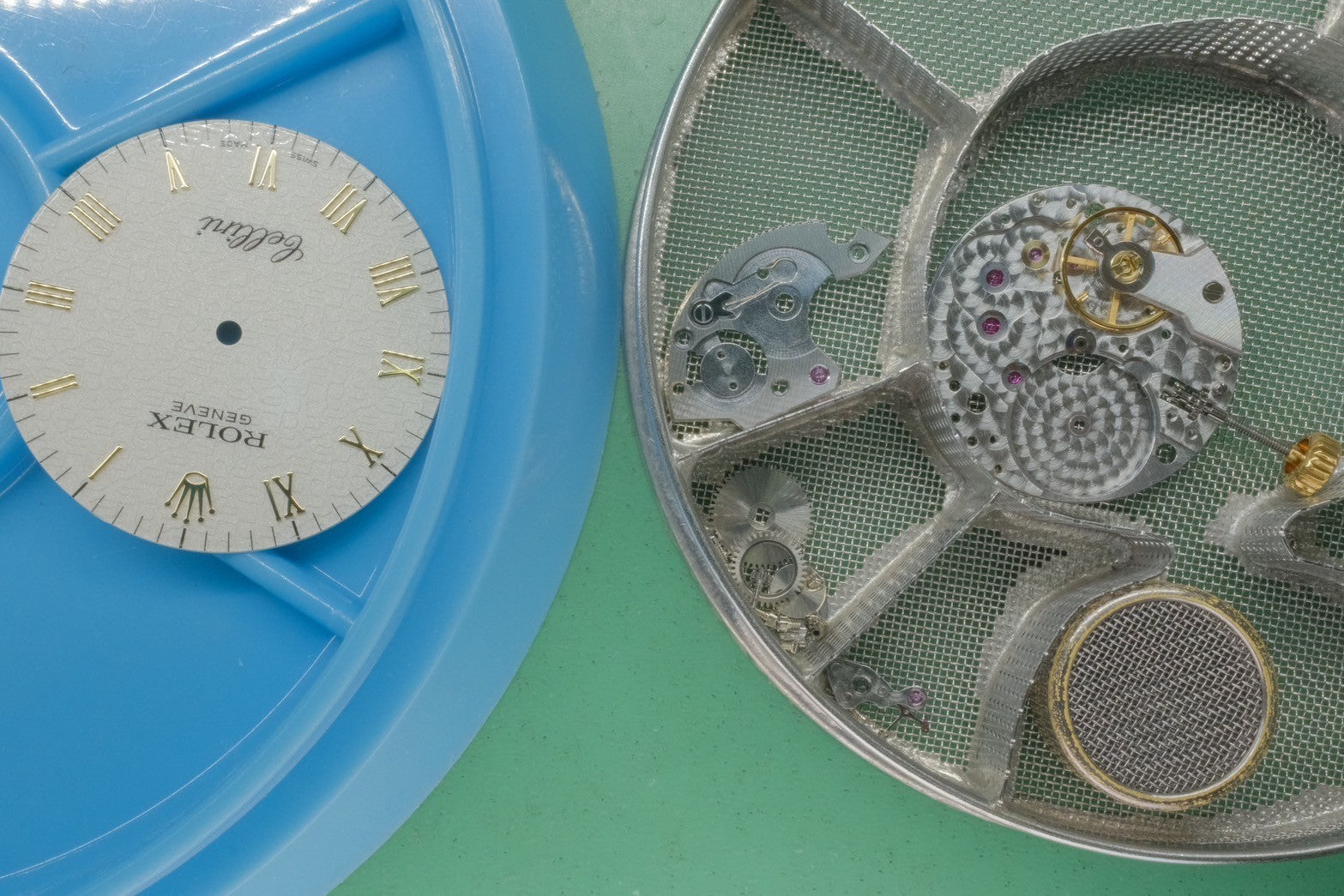 Rolex Cellini 5115/8 Manual winding Cal.1602 750 Leather Genuine buckle (750) Ivory engraved computer dial Warranty (2014) Genuine replacement belt Overhauled