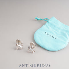Tiffany Cufflinks Airplane SV925 Dust Bag
