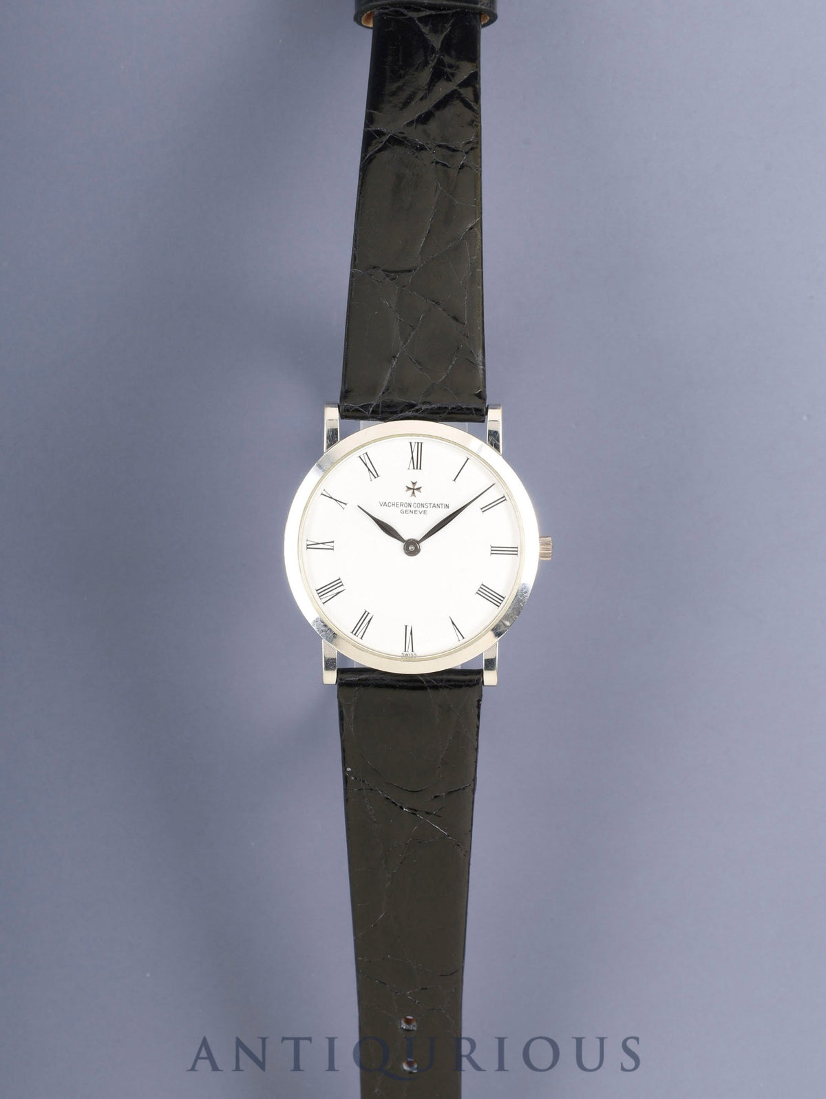 Vacheron Constantin Patrimony 33093 Manual Winding Cal.1003/2 750WG Leather Original Pin Buckle (750WG) White Dial Overhauled