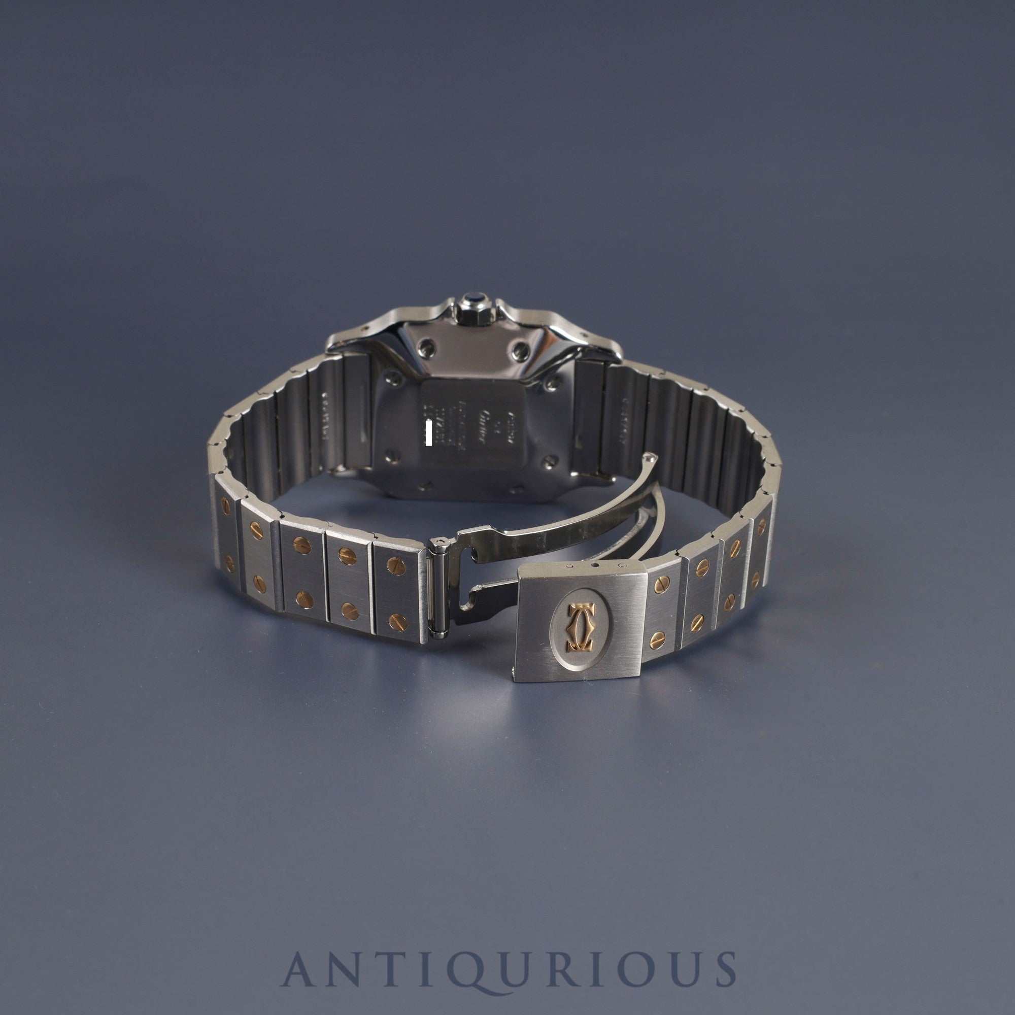 カルティエ サントス ガルベ LM 1172961 自動巻き SS/YG SS/YG ホワイトローマン文字盤 オーバーホール済み