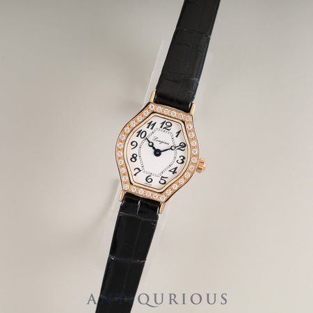 ロンジン ラ ヴィソント L5 184 9 クォーツ Cal.L963.2 750 純正革ベルト 純正尾錠(SS) ホワイトアラビア文字盤 オーバーホール済み