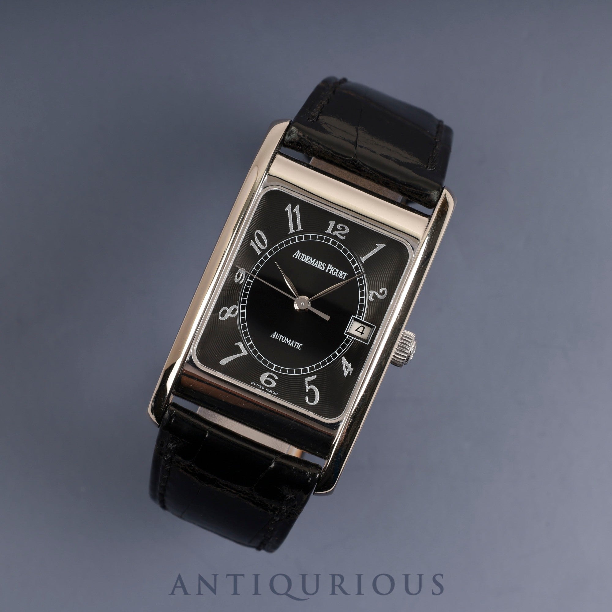 Audemars Piguet Edward Piguet 15015BC.OO.D001CR.01 Automatic Cal.2140 750 Leather Black Arabic Dial 1994-2000