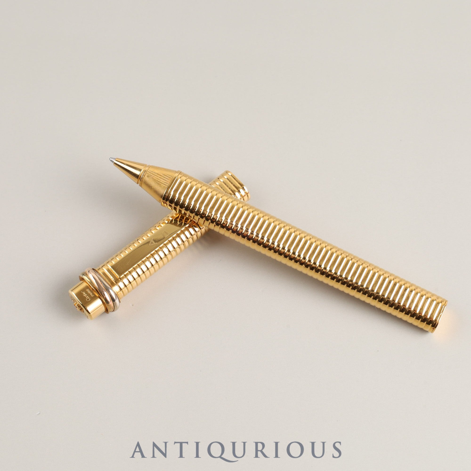 Cartier Trinity Ballpoint Pen GP Cap Type Box *New refill replaced by Cartier