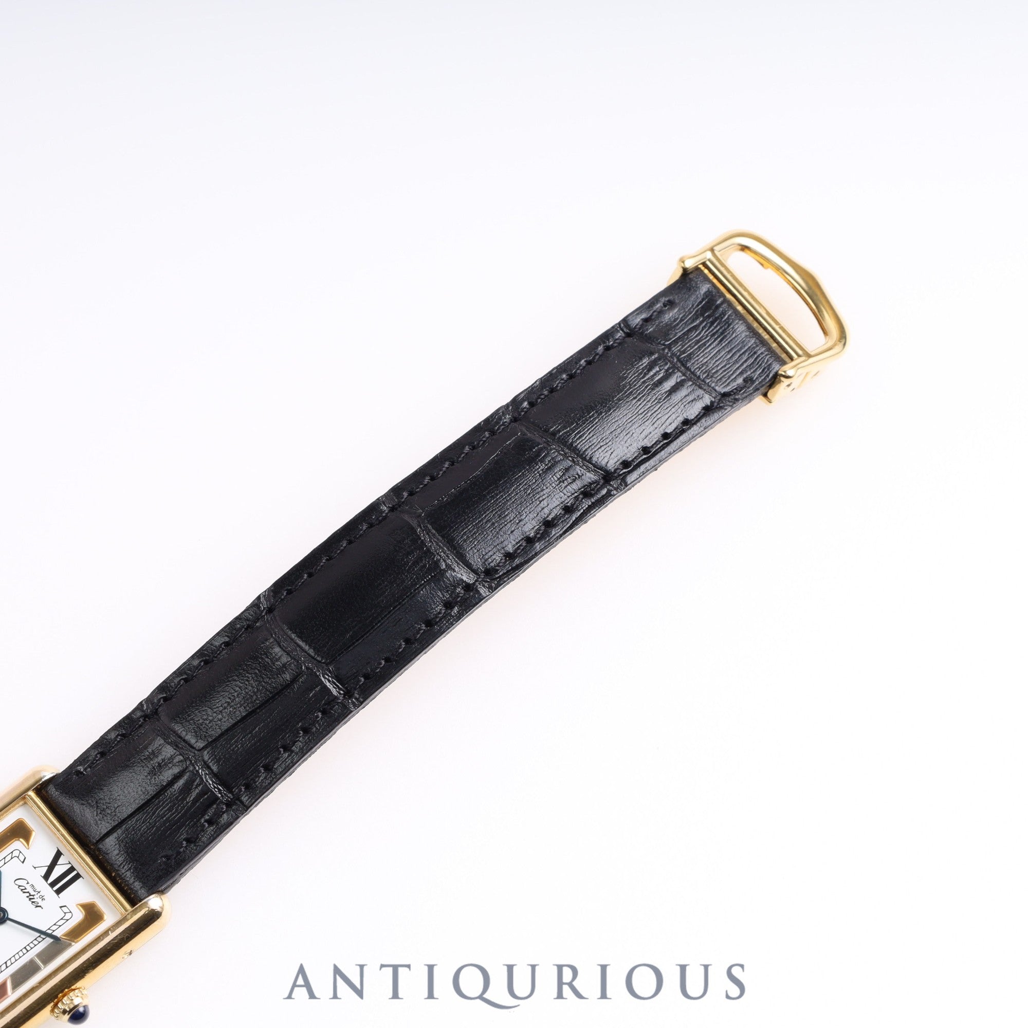 Cartier Must Tank LM QZ Trinity Dial Open Guarantee Box