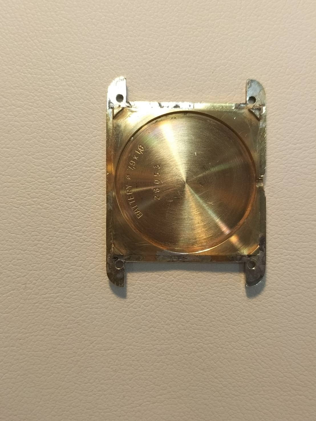 Cartier Must Tank LM 590005 Quartz Cal90 SV925 Leather Genuine D Buckle (GP) Arabic Dial Overhauled