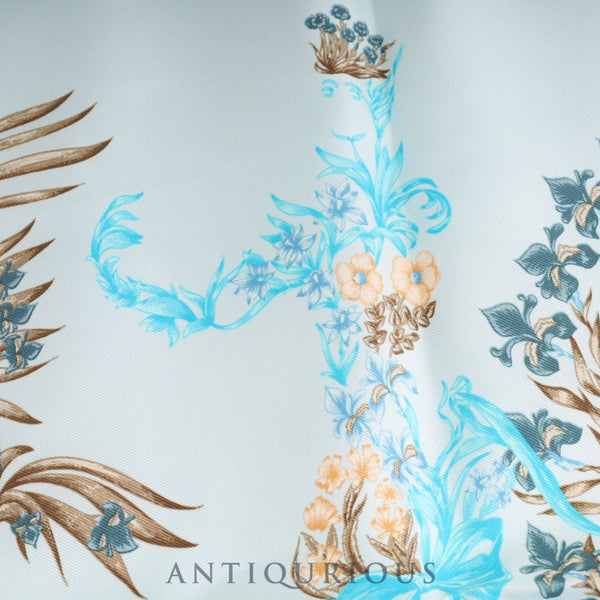 エルメス スカーフ カレ45 花咲く馬 SILK100%