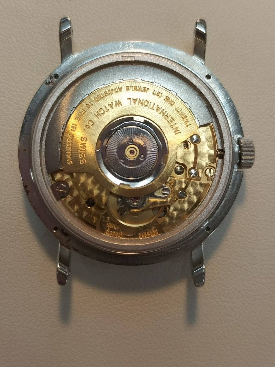 IWC Portofino IW351403 Automatic Cal.37521 SS Leather Genuine Buckle (SS) White Dial Overhauled IWC