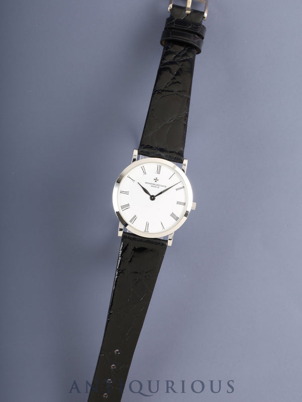 ヴァシュロン・コンスタンタン パトリモニー 33093/3 手巻き Cal.1003/2 750WG 革 純正ピンバックル(750WG)ホワイトローマン文字盤 ケース 純正革ベルト オーバーホール済み