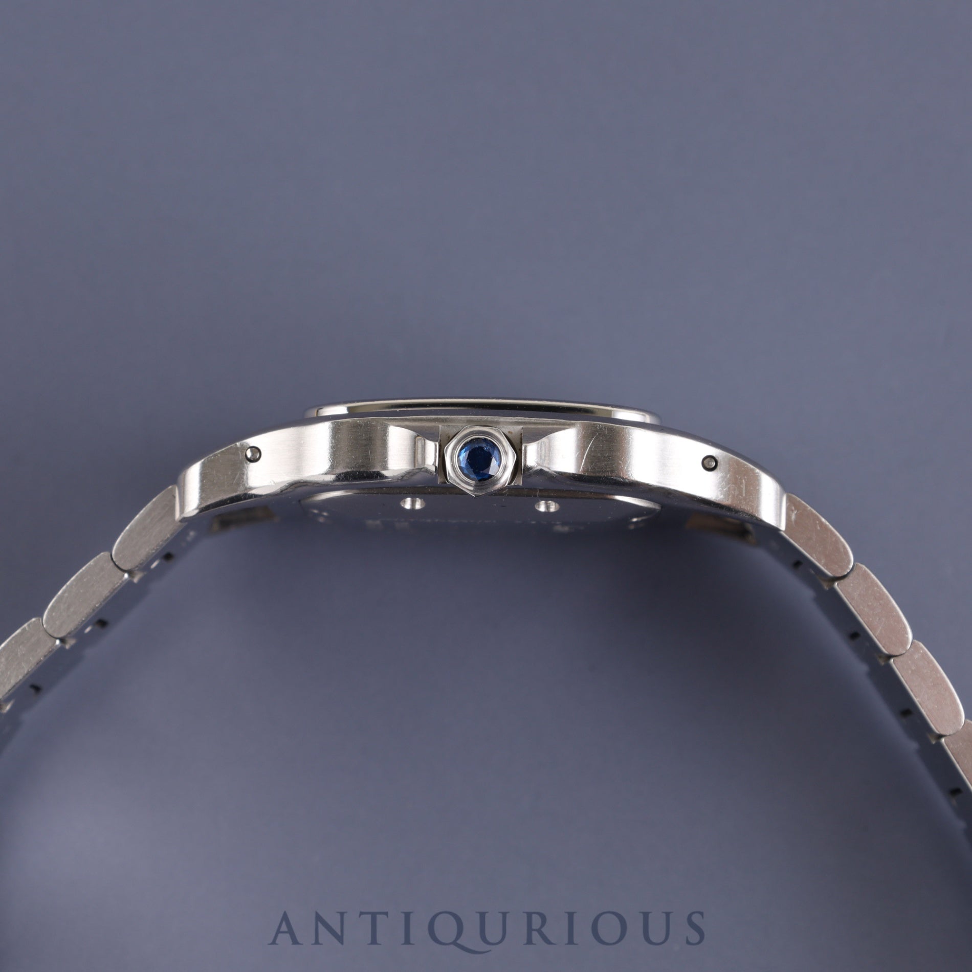 Cartier Santos Galbee LM 2319 Automatic Cal.381A SS SS Gray Roman Dial Overhauled