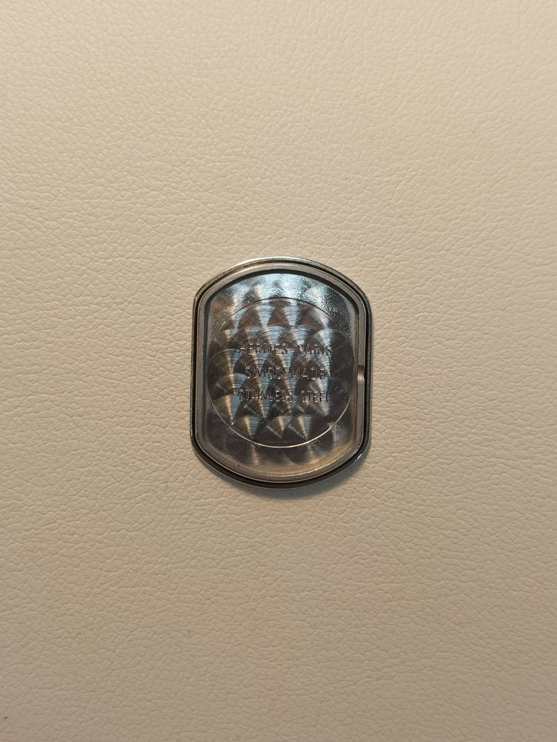 エルメス ラリー RA1.220 クォーツ Cal.976.001 SS/GP SS/GP ホワイト文字盤 オーバーホール済み