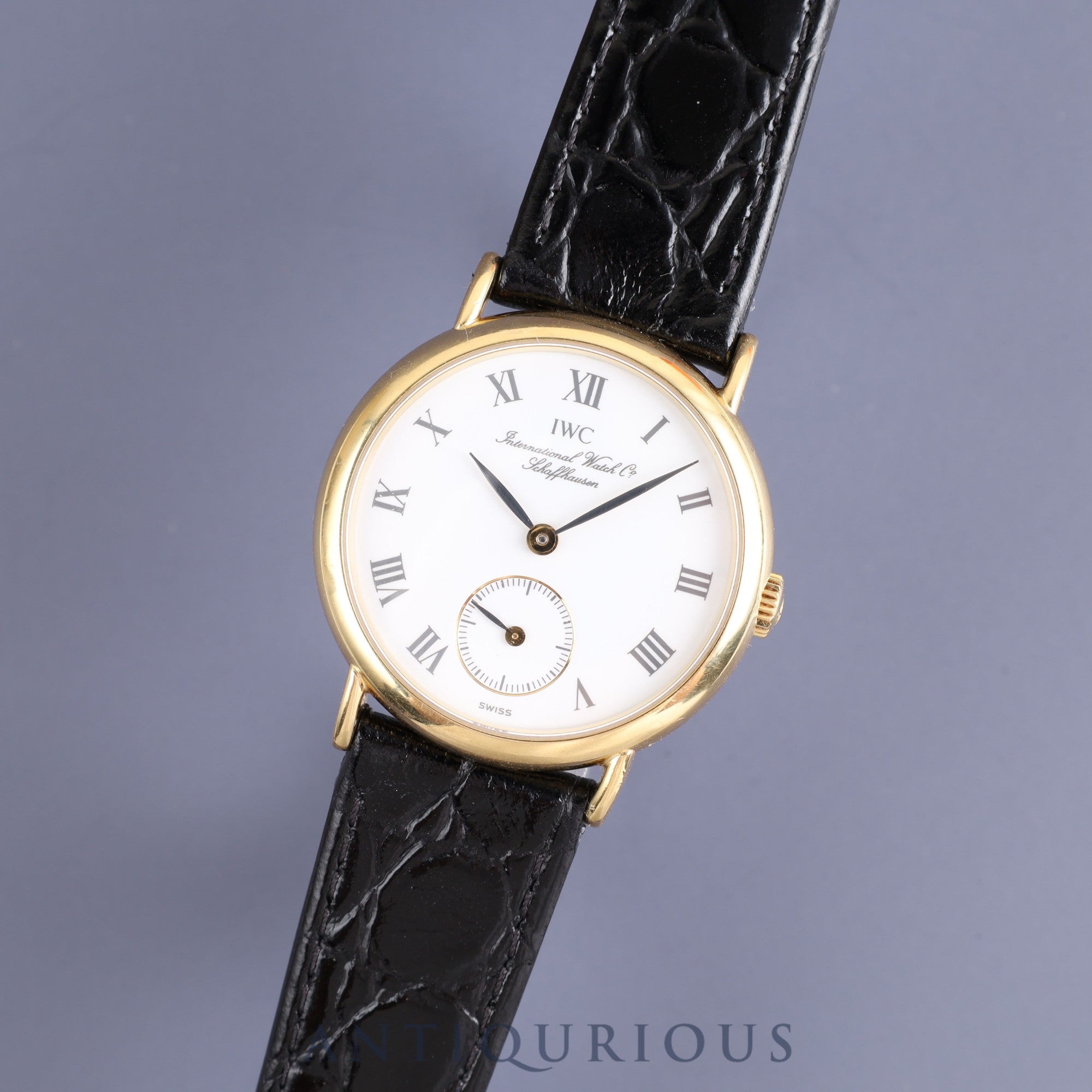 IWC ポートフィノ IW2532 手巻き Cal.4231 YG 革 純正尾錠（GP 