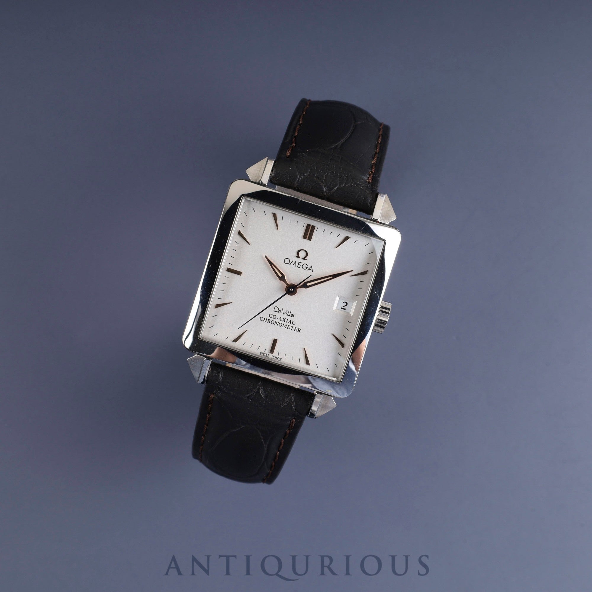 Omega De Ville De Ville Byzantium 7806.30.32 / 168.1305 Automatic Cal.2500C SS Genuine leather strap Genuine buckle (SS) Silver dial Limited to 600 pieces Box Booklet Overhauled