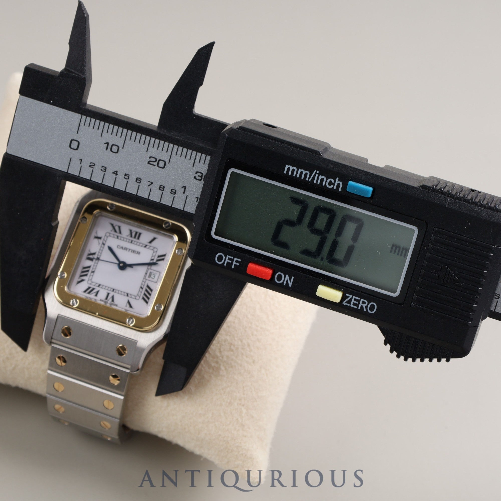 Cartier Santos Galbee LM AC 23.80 gr Automatic SS/YG SS/YG White Dial Cartier Boutique Complete Service