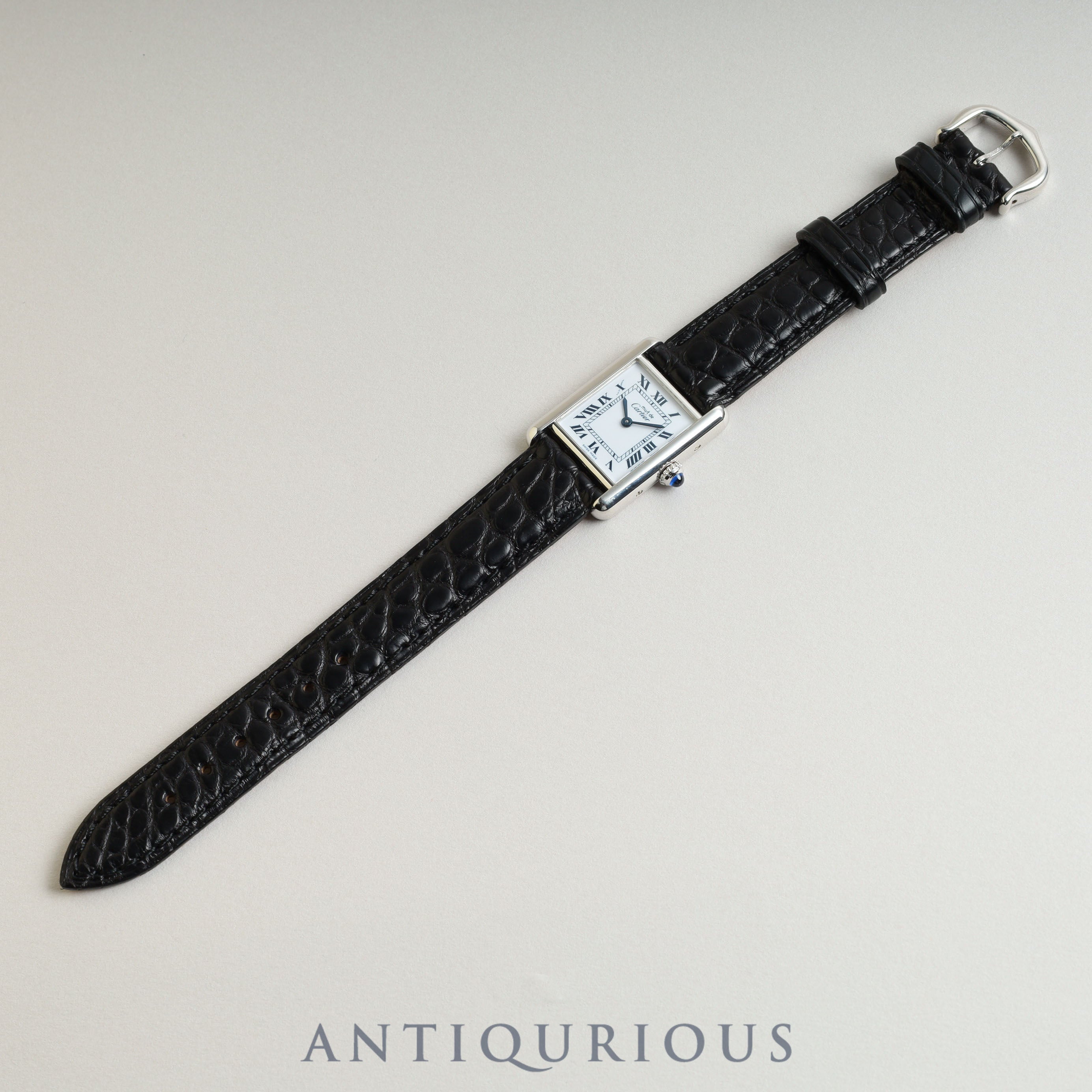 カルティエ マストタンク SM QZ ホワイトローマン文字盤