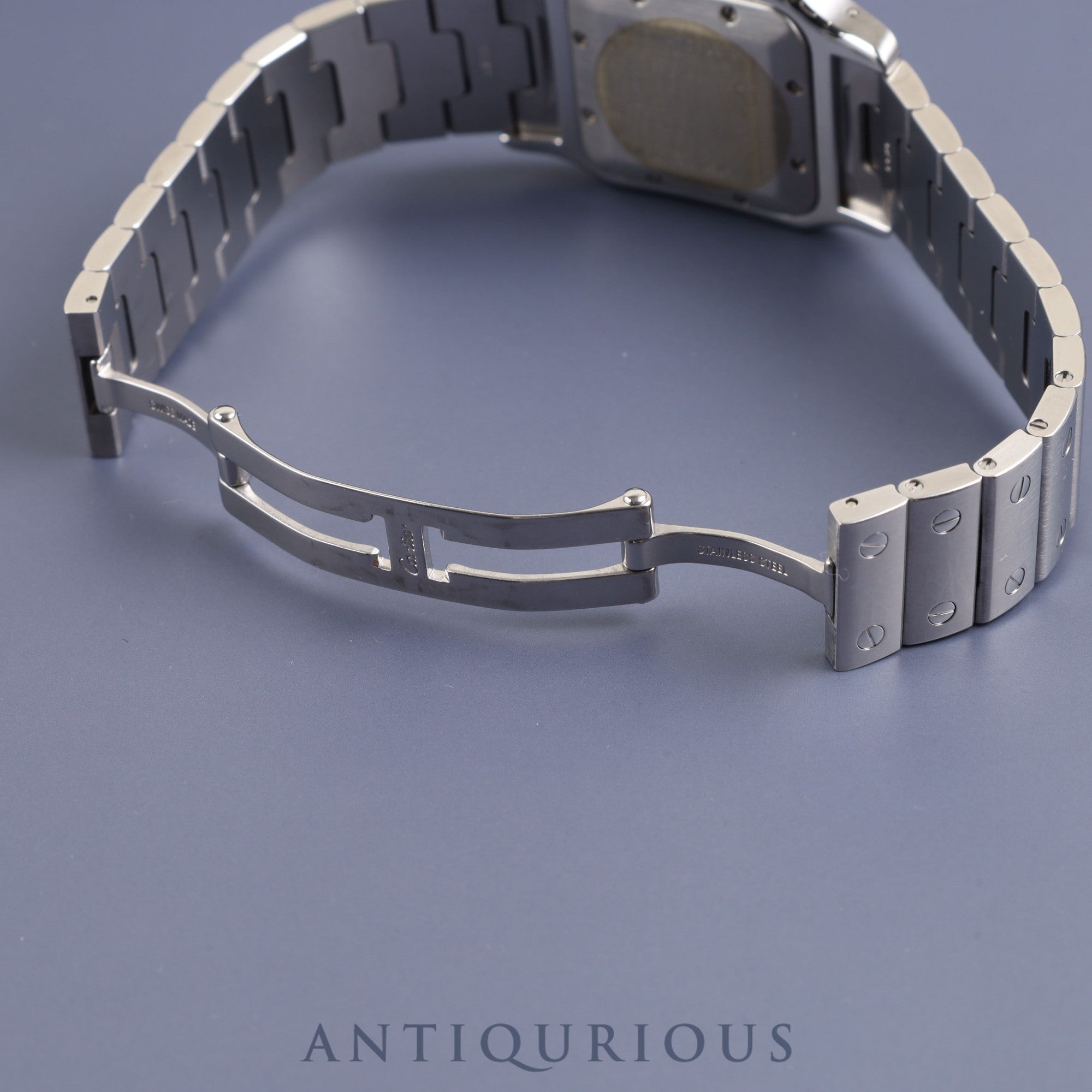 カルティエ サントス ガルベLM W20055D6 / 2319 自動巻き SS SS シルバー文字盤 箱 保証書(2005年) コマ1 オーバーホール済み