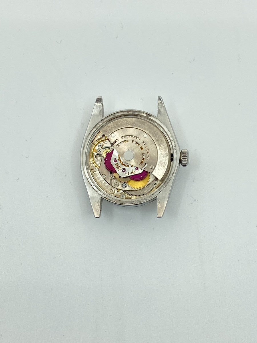 ロレックス オイスターパーペチュアルデイト 1500 自動巻き Cal.1560 SS SS シルバー文字盤 11番(1964年)オーバーホール済み