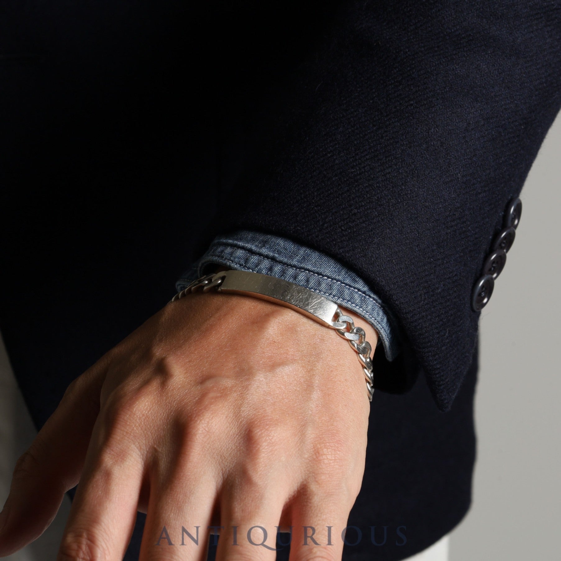 ティファニー ブレスレット ID チェーン ヴィンテージ スターリングシルバー