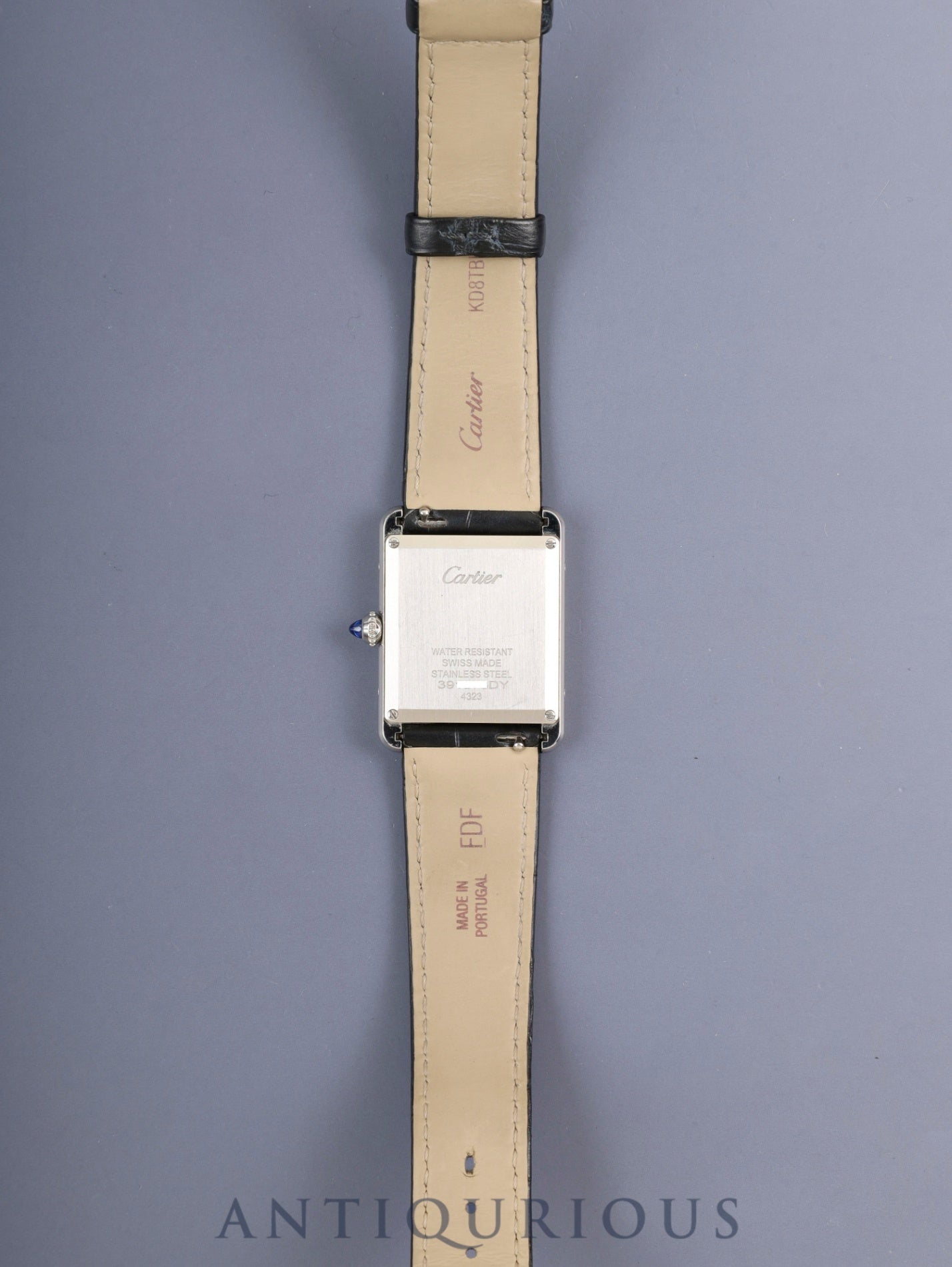 カルティエ タンクマスト LM WSTA0072 / 4323 クォーツ Cal.- SS 純正革ベルト 純正ピンバックル(SS)ブラック文字盤(SWISS MADE表記) 箱 保証書(2024年)