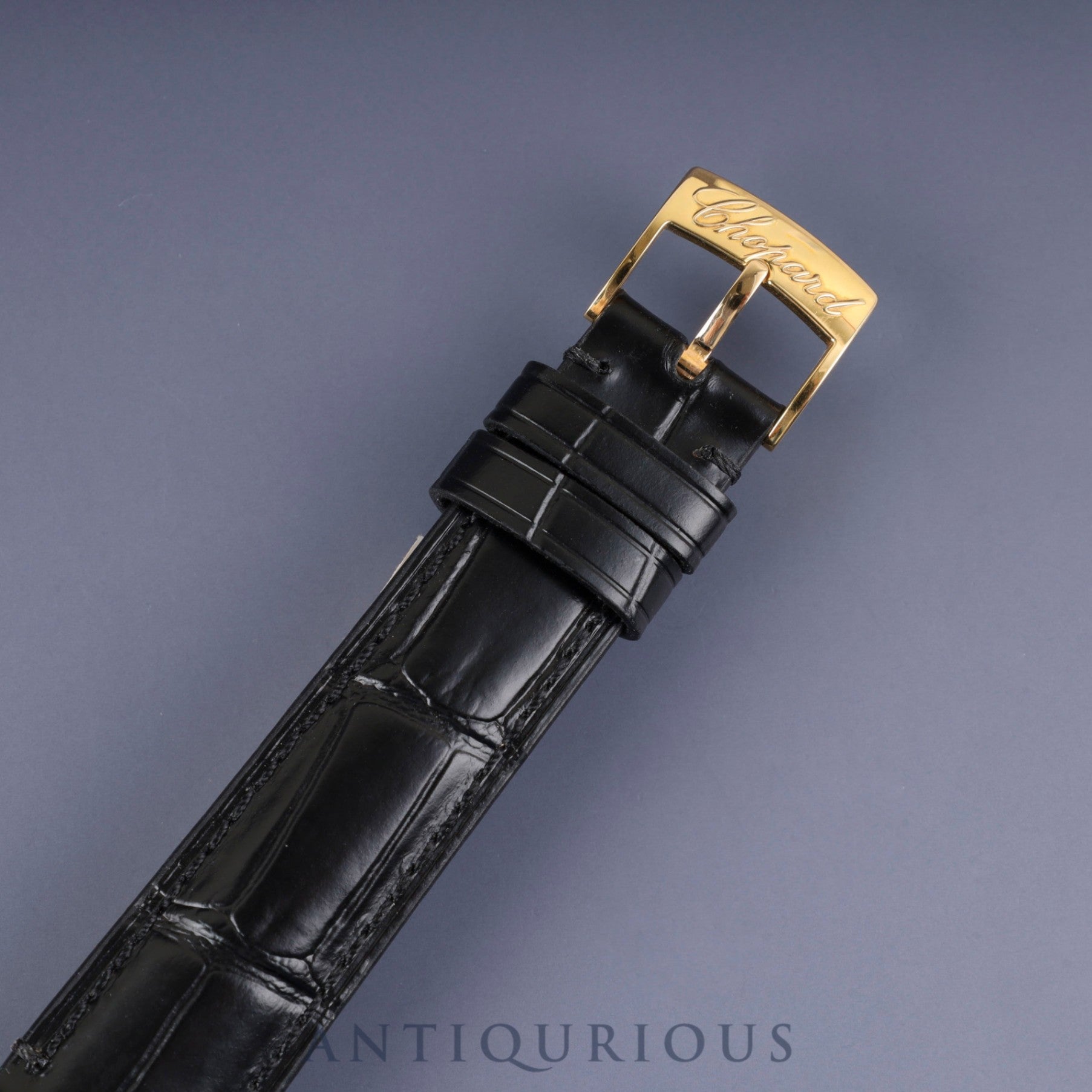 ショパール クラシック 163154/987 手巻き Au750 革 純正尾錠(GP) ホワイト文字盤 箱 冊子 保証書(2012年)オーバーホール済み