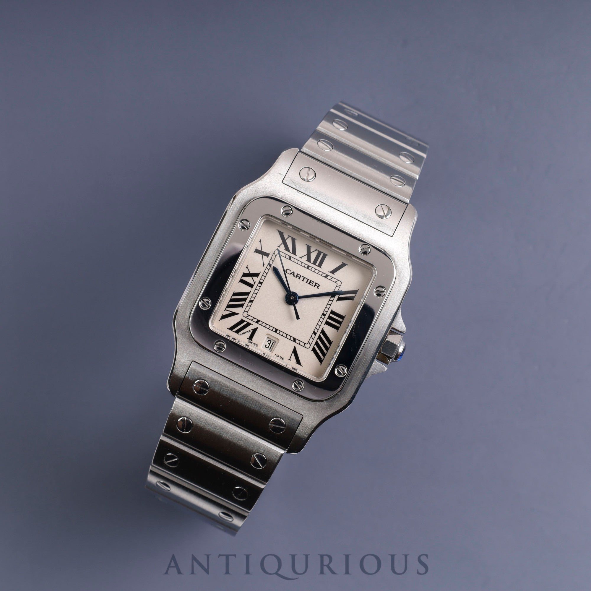Cartier Santos Galbee LM W20060D6 Quartz SS SS Ivory Dial
