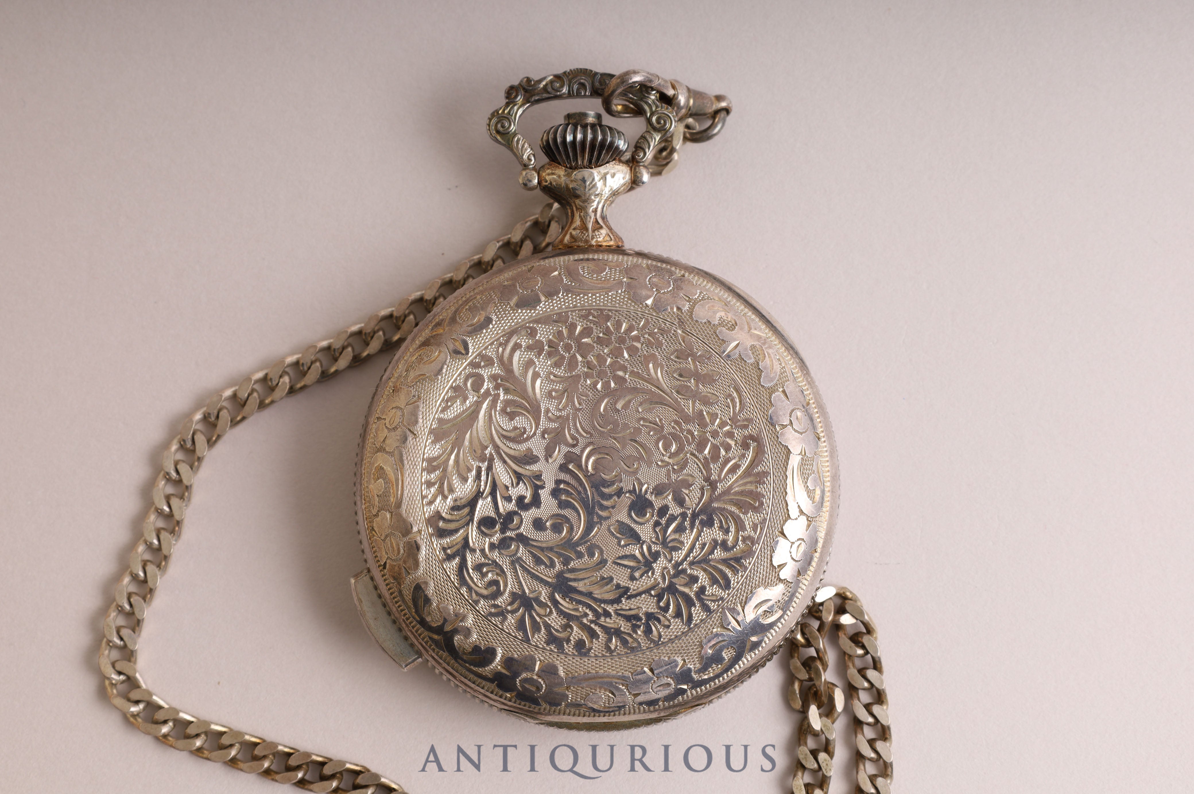 Waltham Quarter Repeater Pocket Watch Engraving