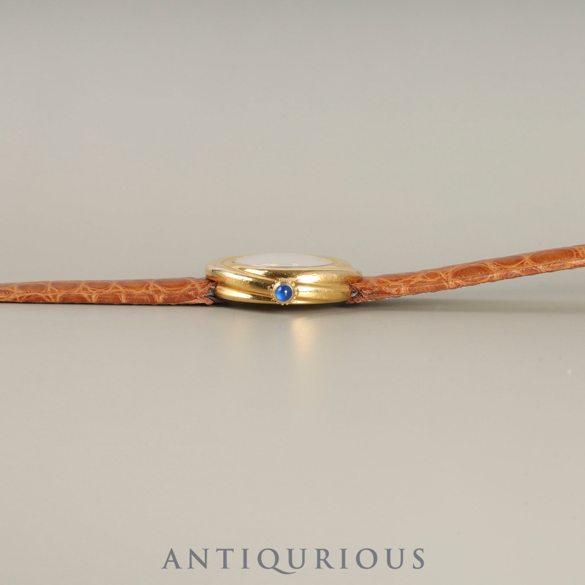 Cartier Must Trinity W1010744 / 2735 Quartz Cal.157 SV925 Leather Genuine D Buckle (GP) Trinity Dial Overhauled