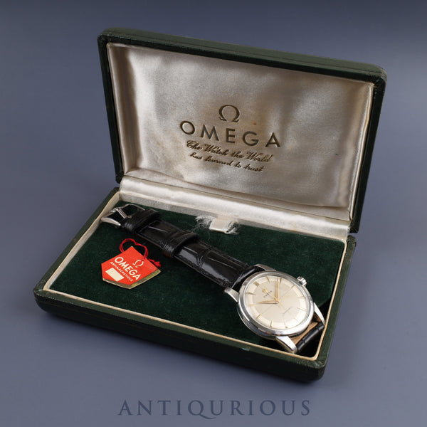 オメガ シーマスター 2759-3 SC 2761手巻き Cal.420 SS 革 純正尾錠(SS) シャンパン文字盤 オーバーホール済み