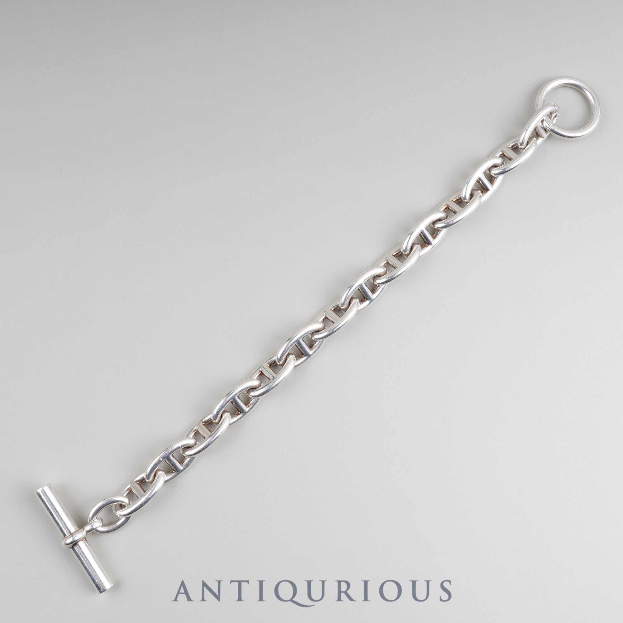 Hermes Bracelet Chaine d'Ancre GM 14 links SV925 23 years old