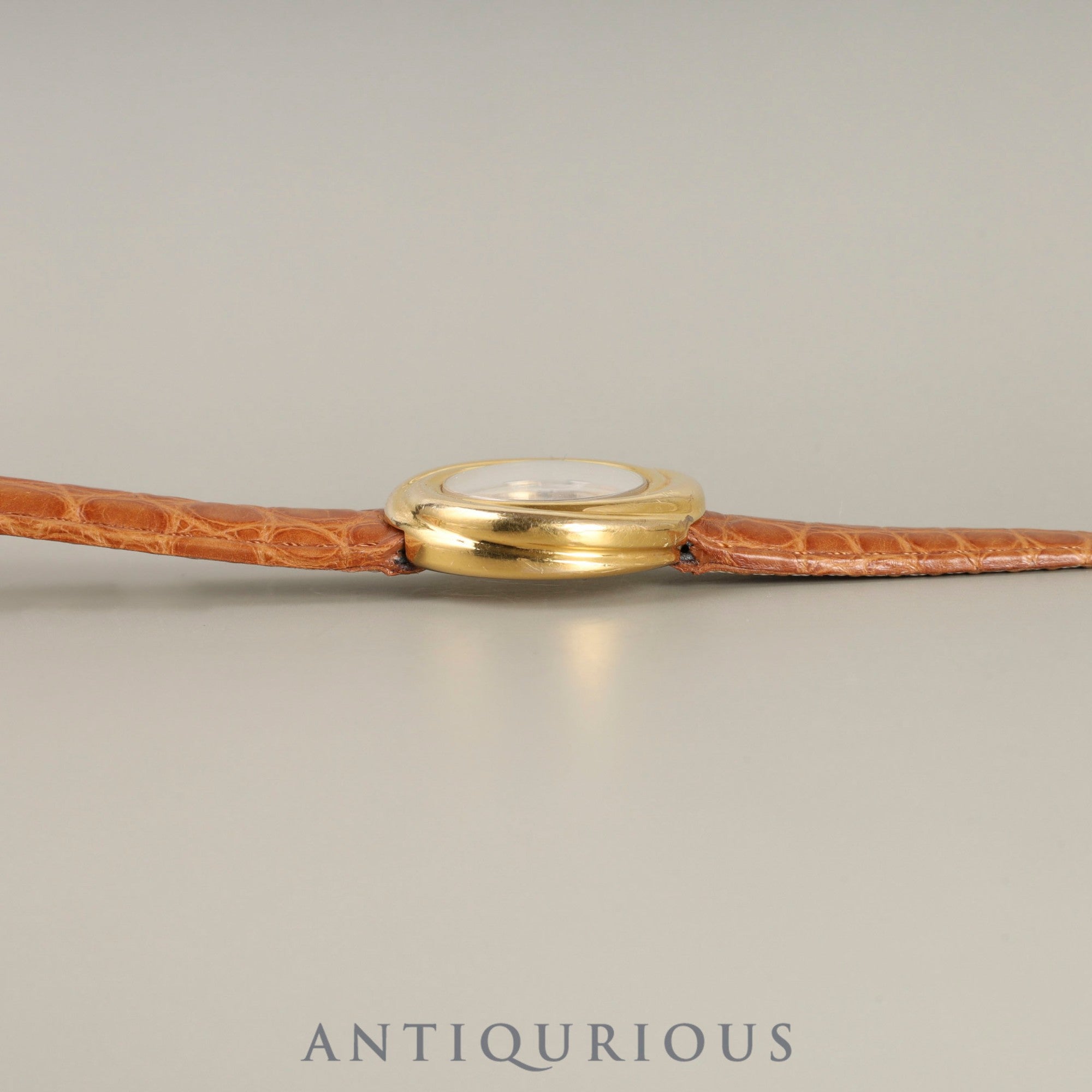 Cartier Must Trinity W1010744 / 2735 Quartz Cal.157 SV925 Leather Genuine D Buckle (GP) Trinity Dial Overhauled