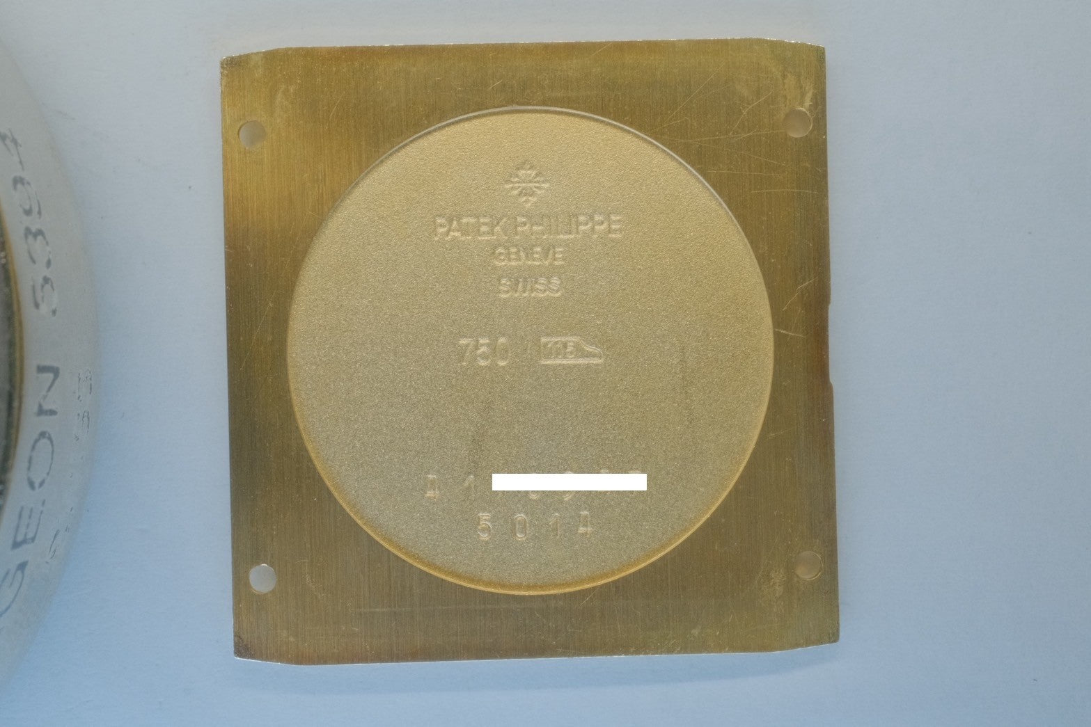 パテック・フィリップ ゴンドーロ 5014J 手巻き Cal.215 750 革 純正尾錠(750) ホワイトアラビア文字盤 27×35mm 箱 ケース オーバーホール済み