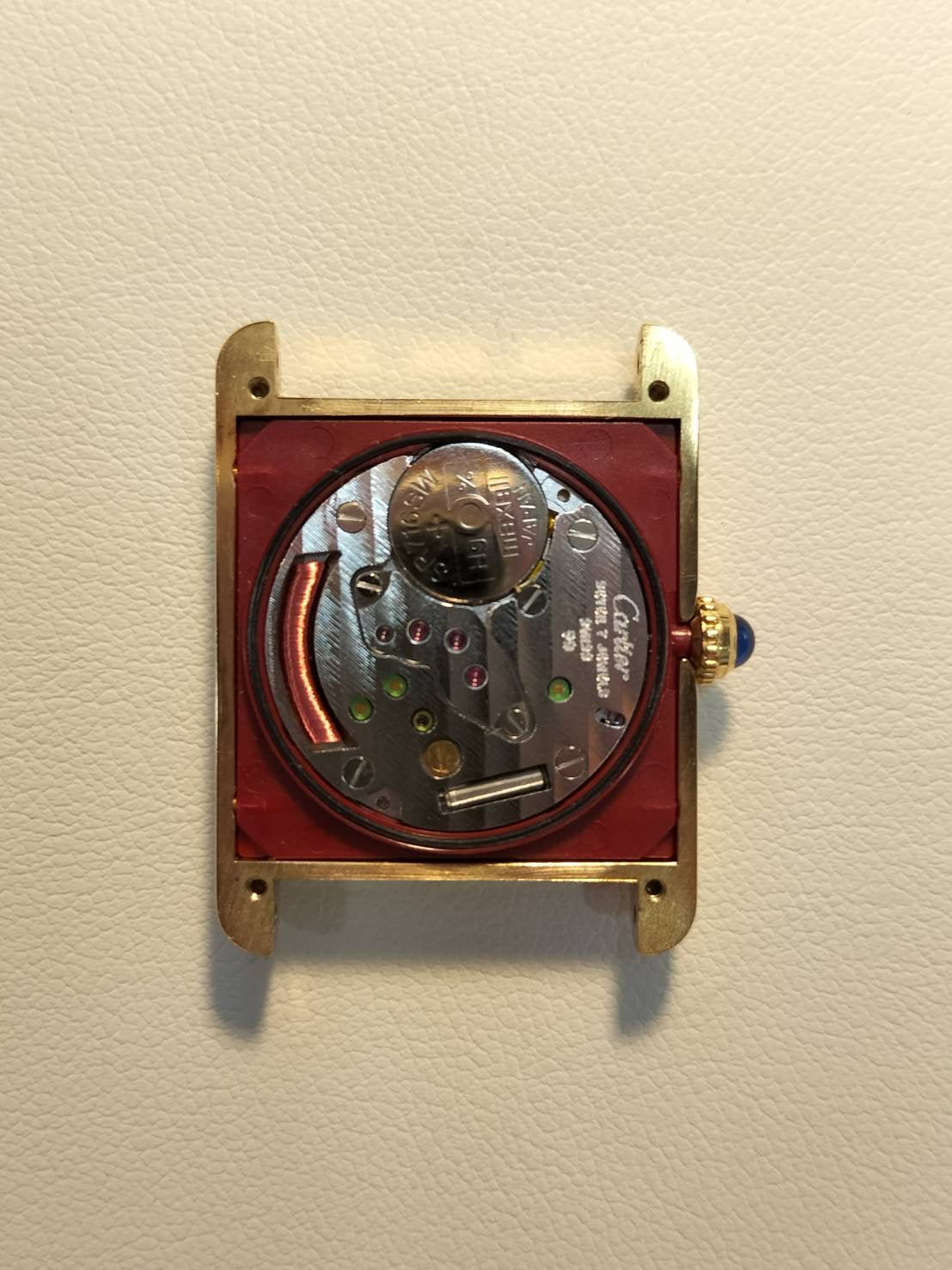 カルティエ マストタンク LM 590005 クォーツ Cal.90 SV925 革 純正ピンバックル(GP)ストレートローマン文字盤(SWISS 表記) 箱 オーバーホール済み