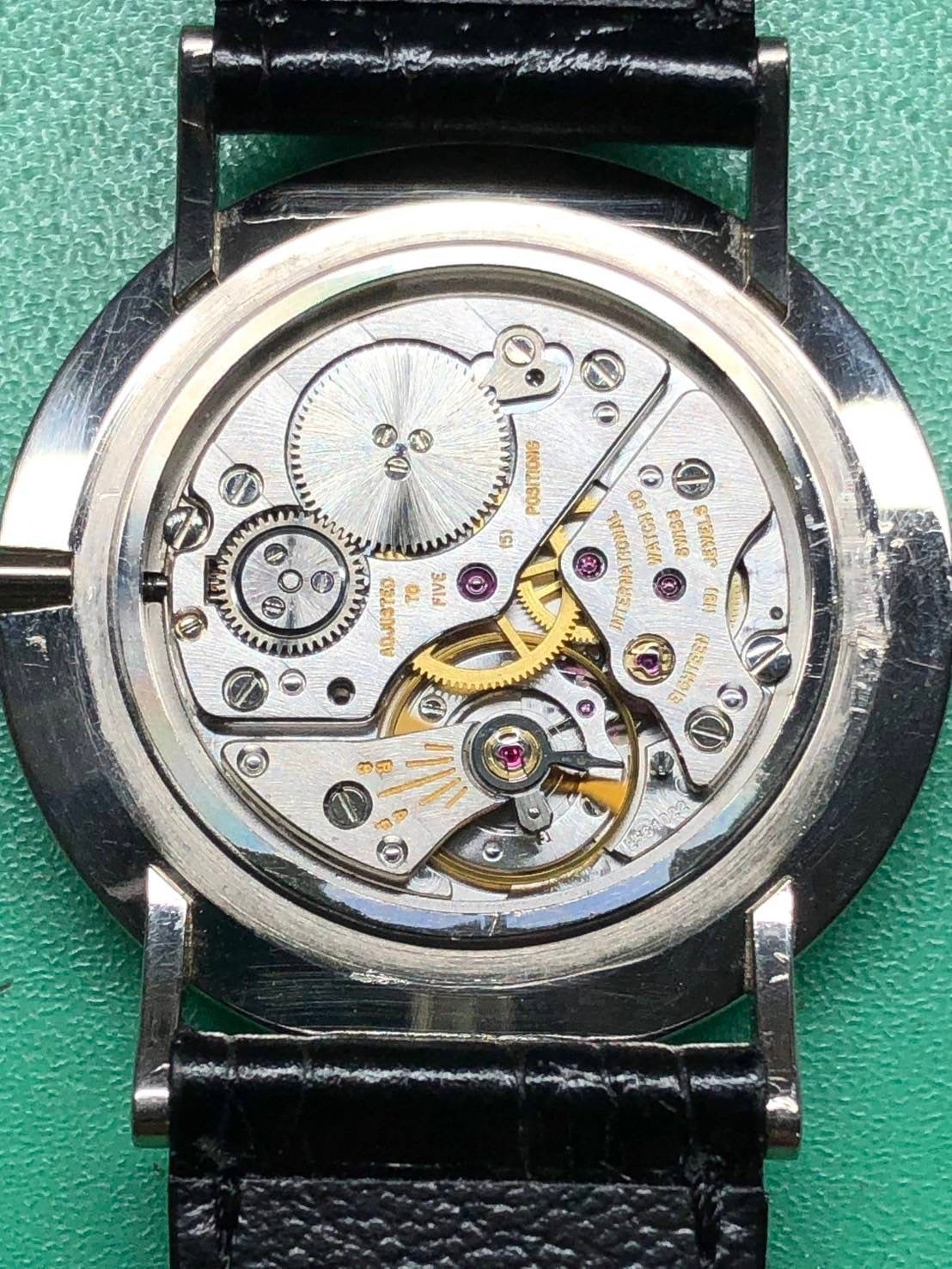 IWC Portofino IW201003 Manual winding Cal.1852 750 Leather Genuine buckle (SS) White dial Overhauled IWC